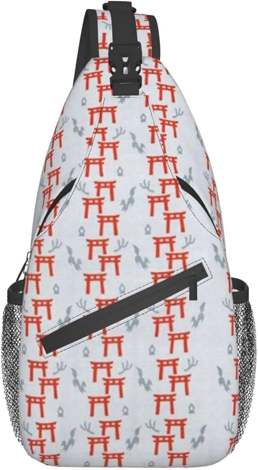 神社 ボディバッグ ワンショルダーバッグ 斜めがけ スポーツバッグ 大容量 防水 軽量 斜め掛けバッグ スポーツ アウトドア サイクリング カジュアル 旅行 メンズ レディース