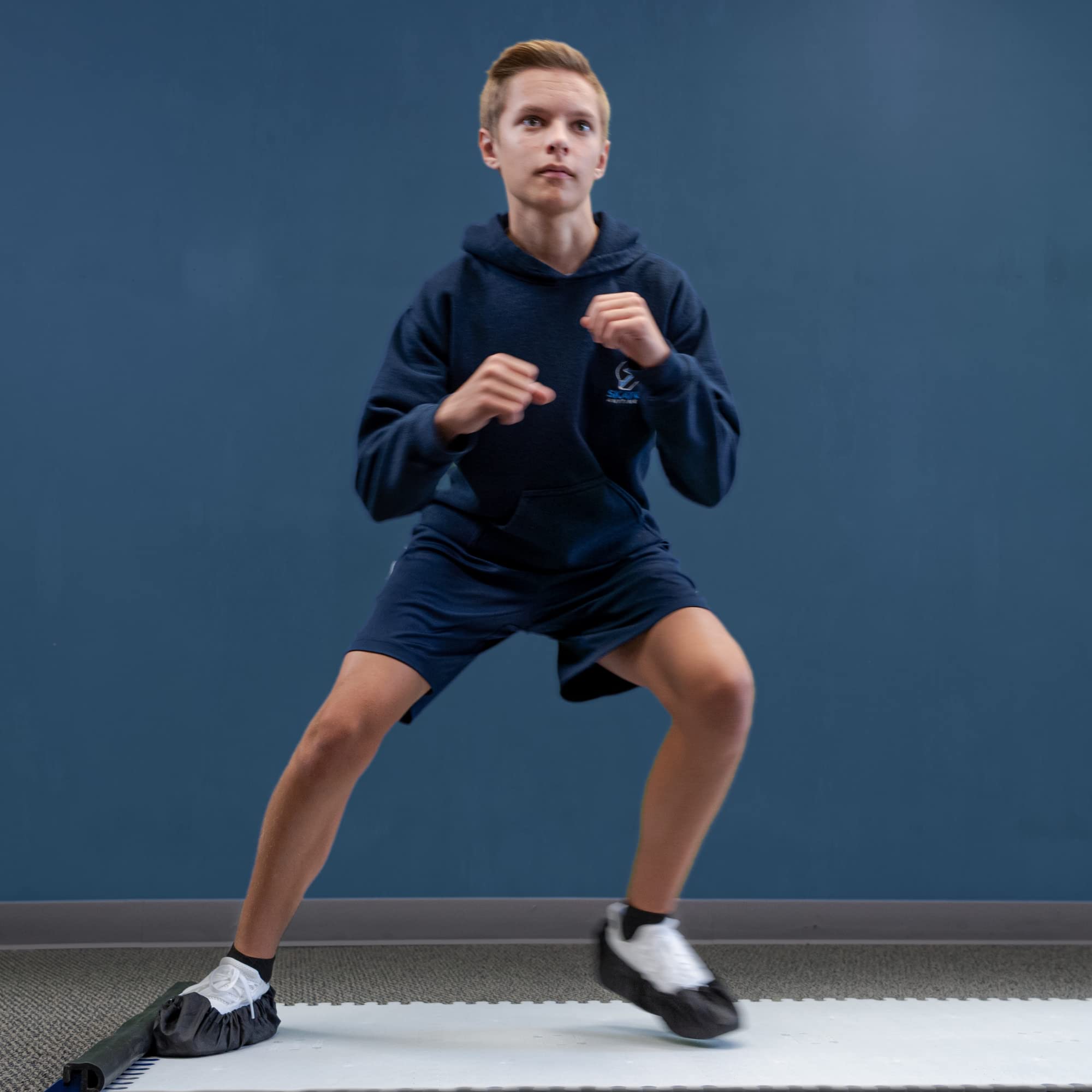 Skate Anytime –Train Anytime - Hockey Slide Board for Lateral Movement Development - Shooting Pad & Puck Passer Rebounder for Stickhandling, Shooting, Passing.