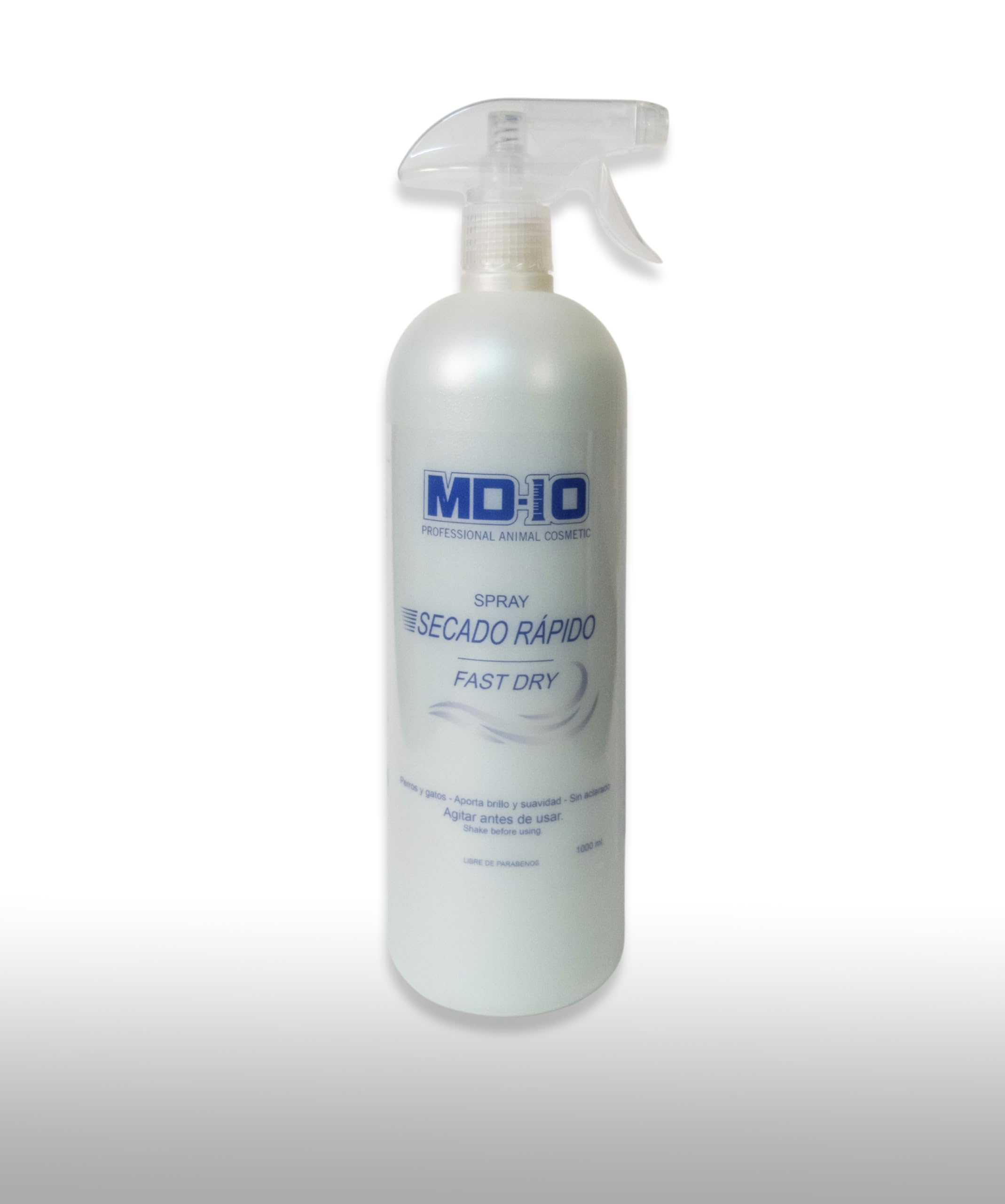 Acondicionador para Perros y Gatos- Spray de Secado Rápido - Fórmula Dermoprotectora y Vegana - Sin Parabenos ni Siliconas - Aporta Brillo y Suavidad - Sin Aclarado - 5 L - MD10 Collection