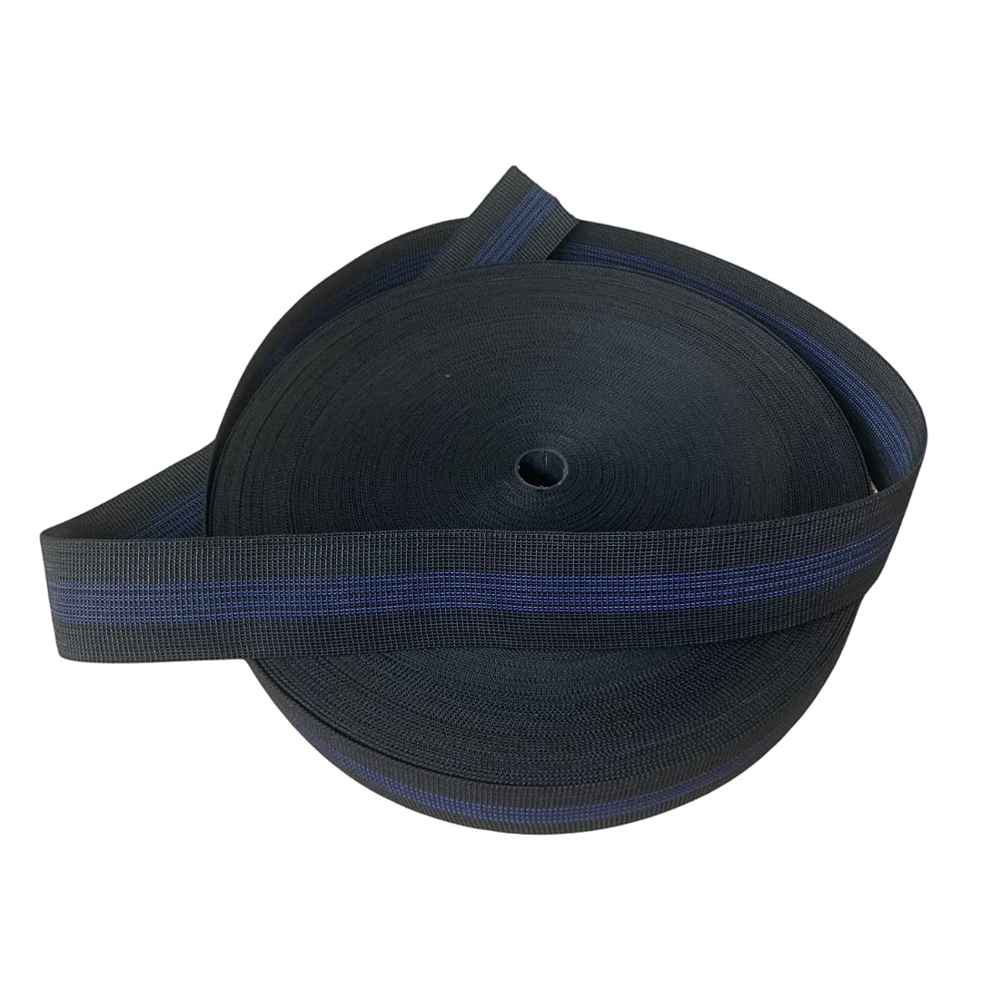 2.5 Metre - MASTA Upholstery 70mm Wide / 50% Stretch Upholstery Seating Elasticated Chair Webbing - 2.5m