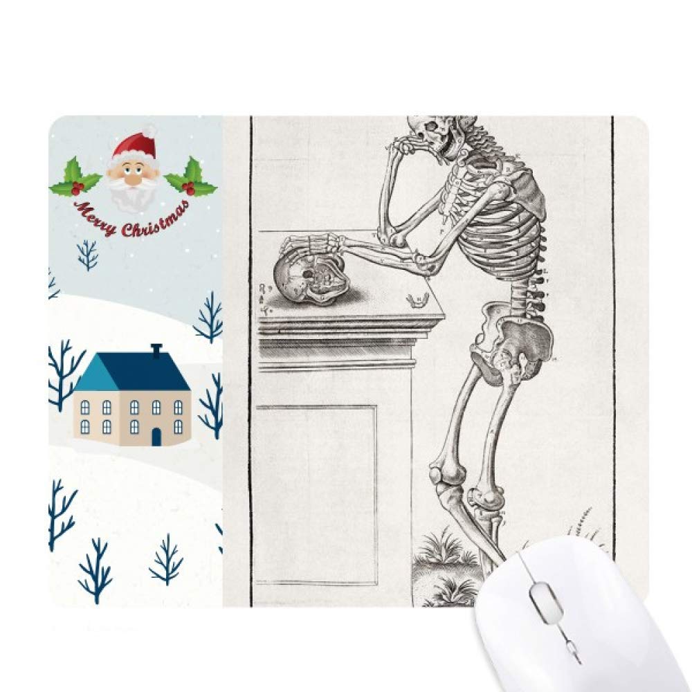 Tapis de souris squelette anatomique pour décoration de bureau tendance