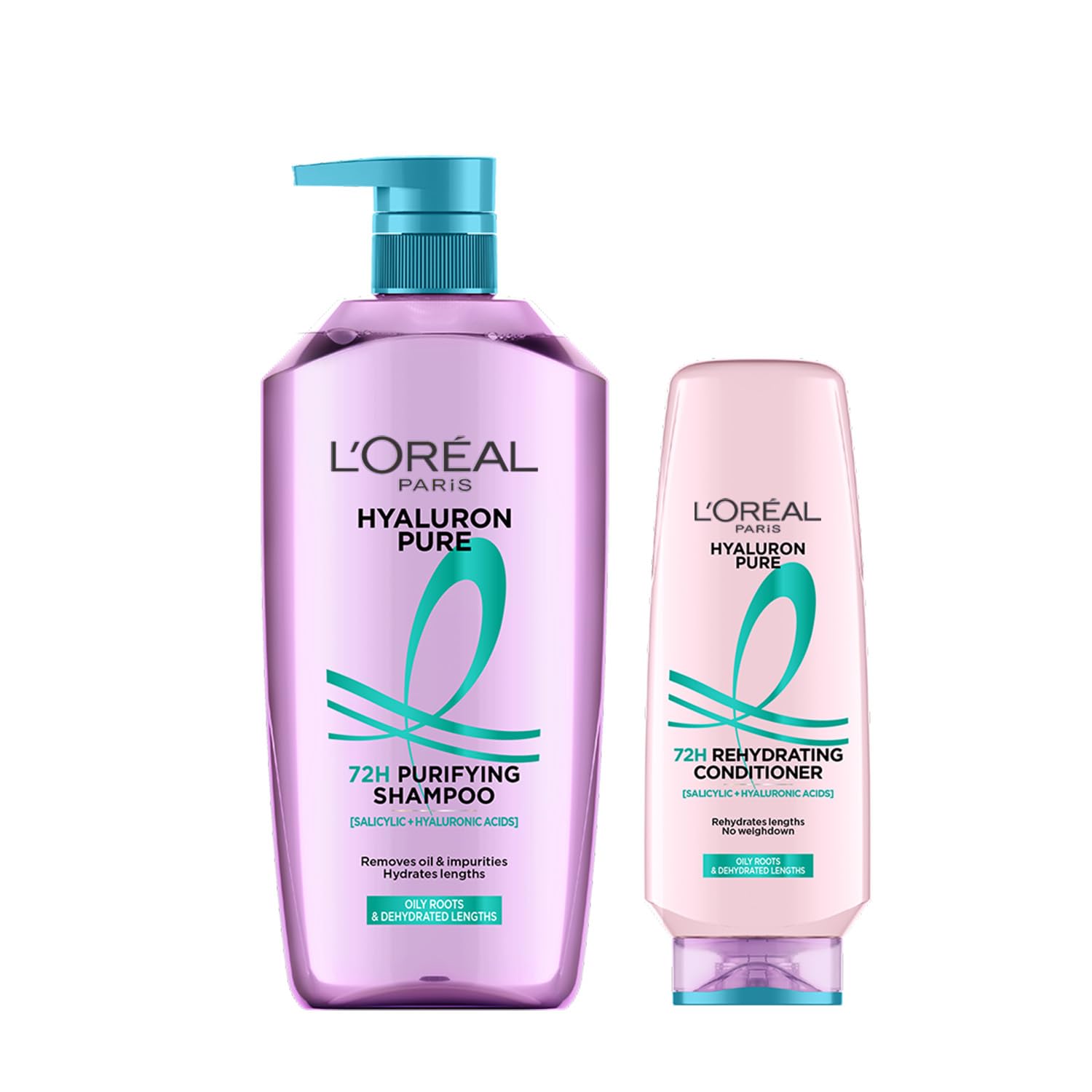 l'oreal paris L’Oréal Paris Hyaluron Pure 72H purifying shampoo for fresh scalp & hydrated hair 800 ml plus Conditioner for smooth tangle-free hair; Regime 175 ml-picture-14
