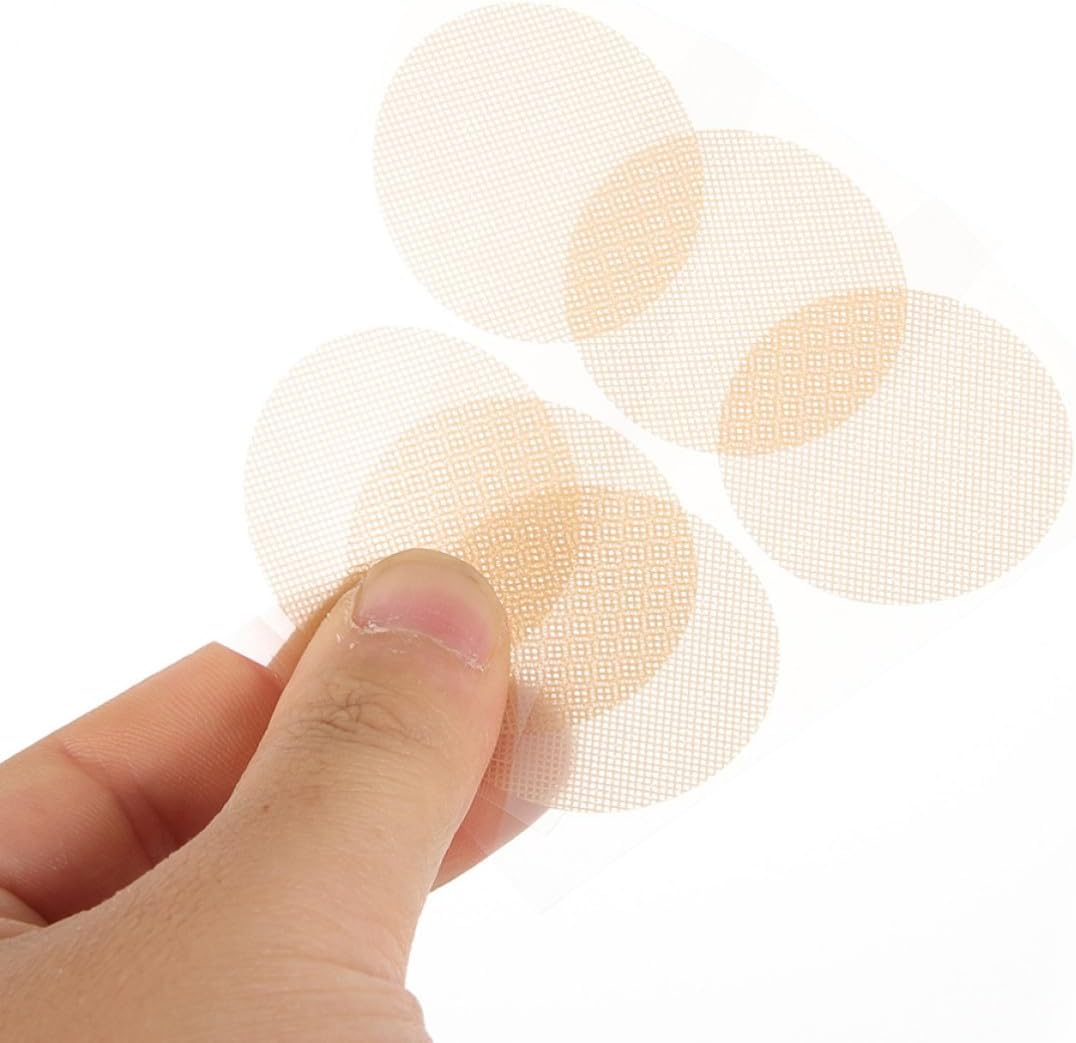 100 Pairs Breathable Male Nipples Patch Self-adhesive Disposable Nipples Protector for Travel and Parties Lightweight Beige