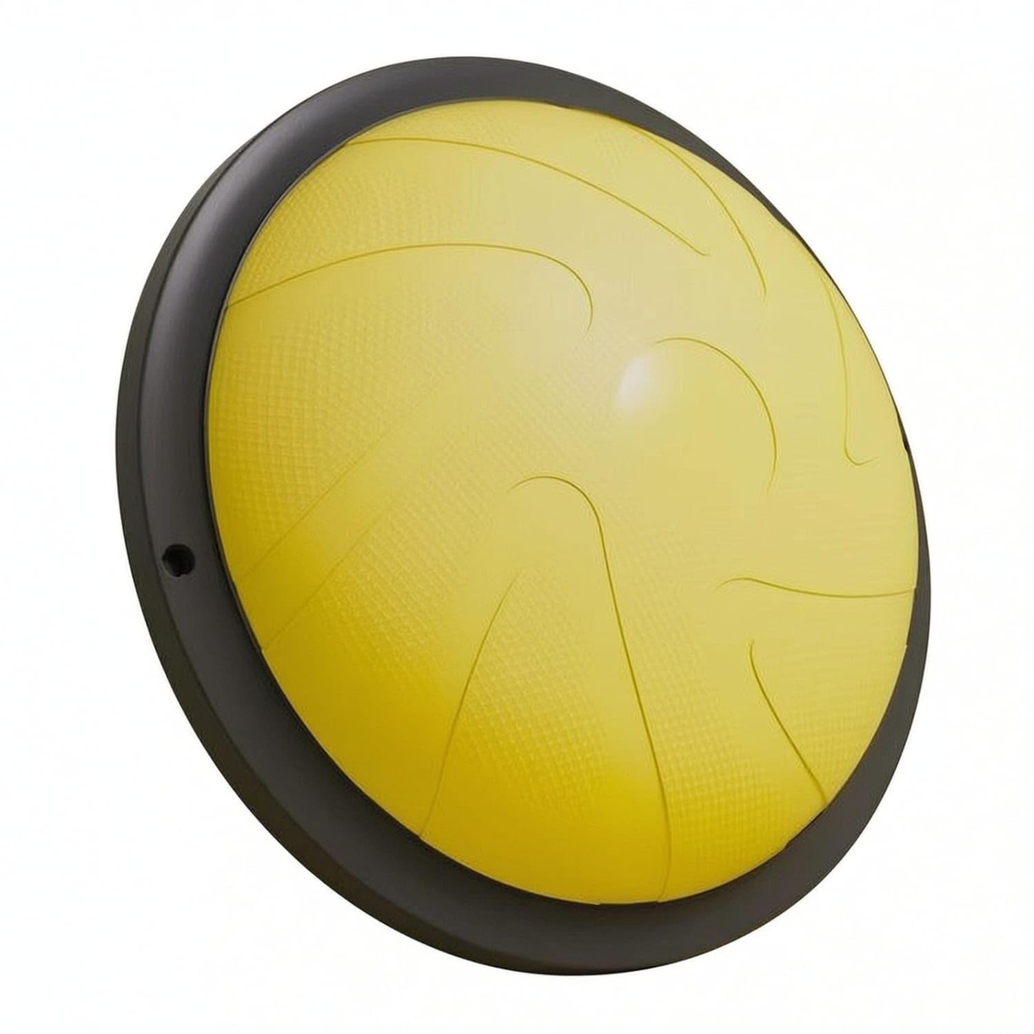 calandis non-slip half-dome balance device low-slung balance device with resistance rope stable half exercise ball long-lasting for yogis, home gym, pilates, bright yellow, 58cm