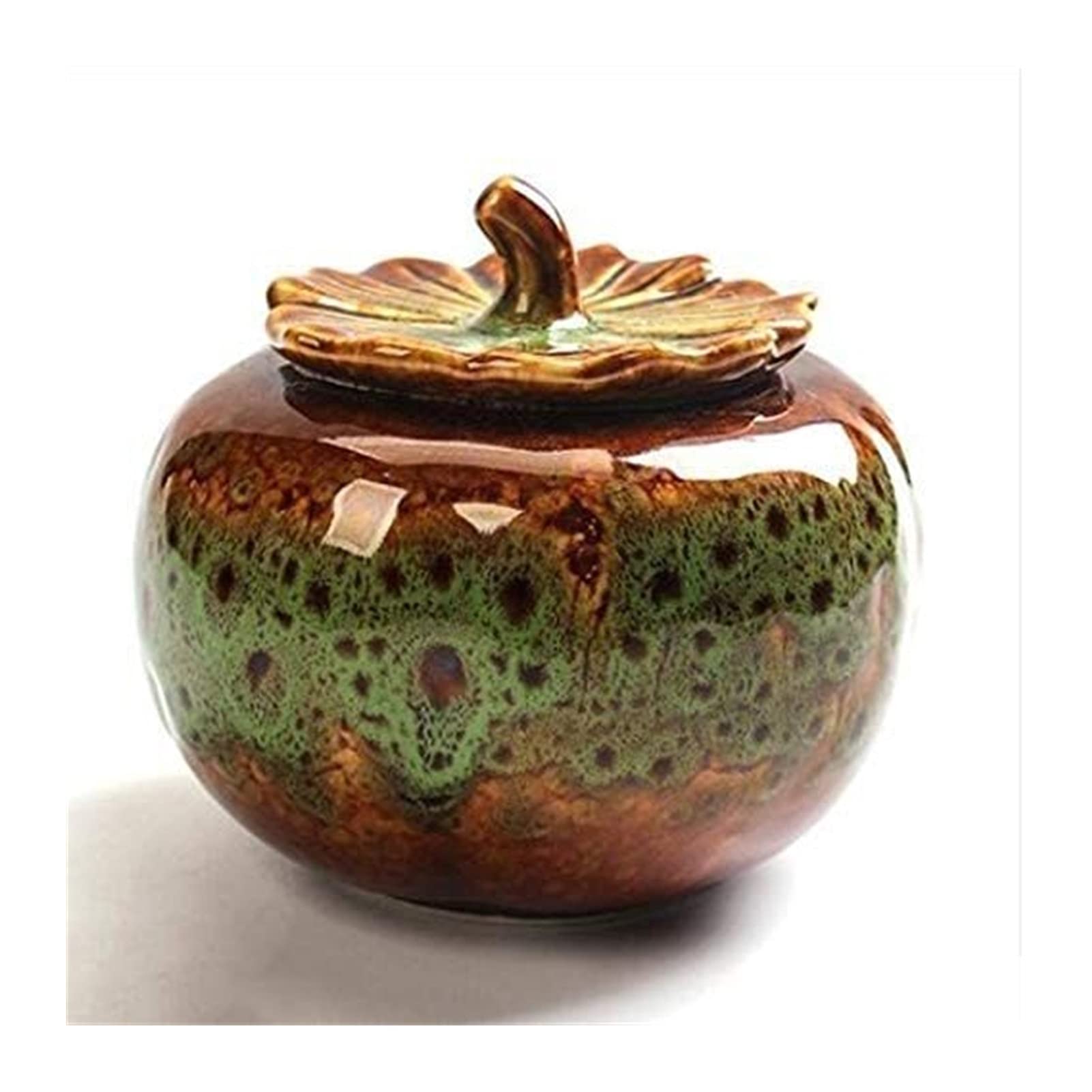 Rzqvhbkxwgt Grün Chinese Style Storage Jars,Tea Jar Tins Cans Canister Caddy & Canisters Persimmon Tin, Containers Food, (Color : Blu)(Grün)
