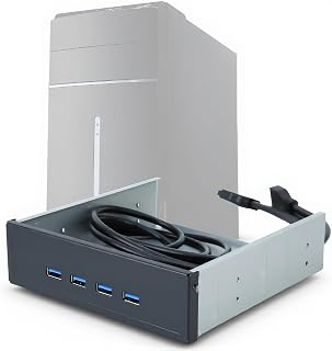 Panel przedni USB 3.0, szybki wielofunkcyjny koncentrator USB na panelu przednim z 4-portowym adapterem USB 3.0, interfe