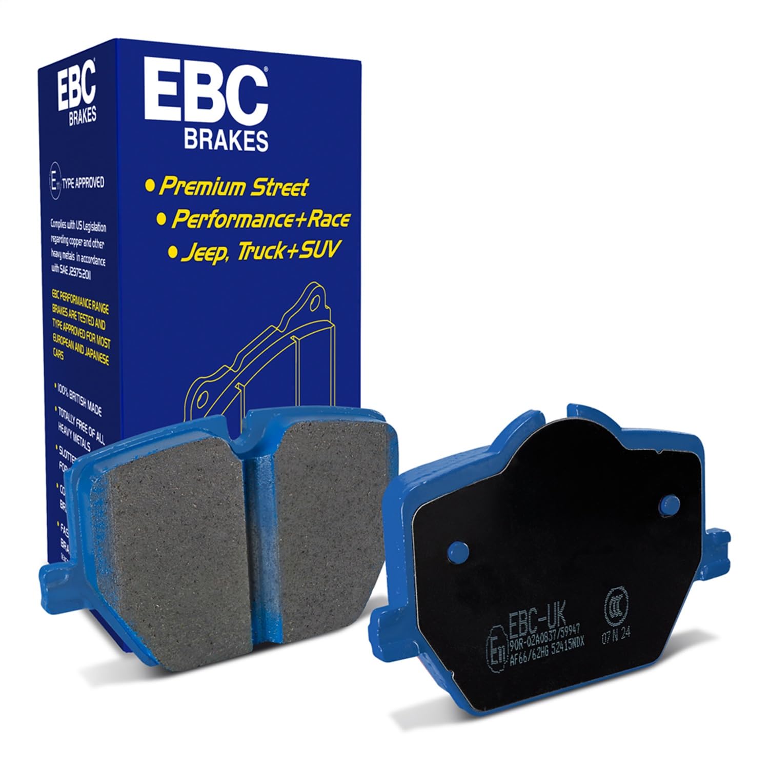 Amazon.com: EBC Brakes - EBC Bluestuff Pads (DP52415NDX) : Automotive