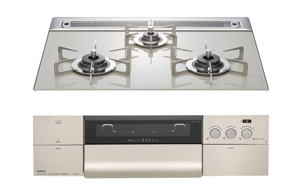 Amazon.co.jp: ノーリツ プログレ PROGRE ビルトインガスコンロ