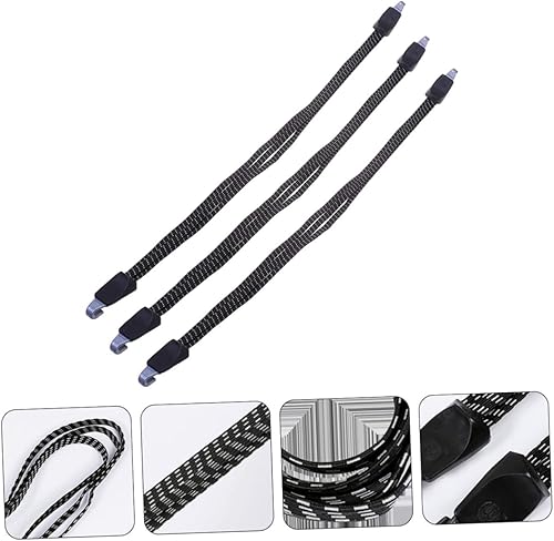 Miniatura 6 de YARNOW 6 piezas de cuerda de amarre para motocicleta, correas de alta resistencia para bicicletas, correa de equipaje de motocicleta, correas de