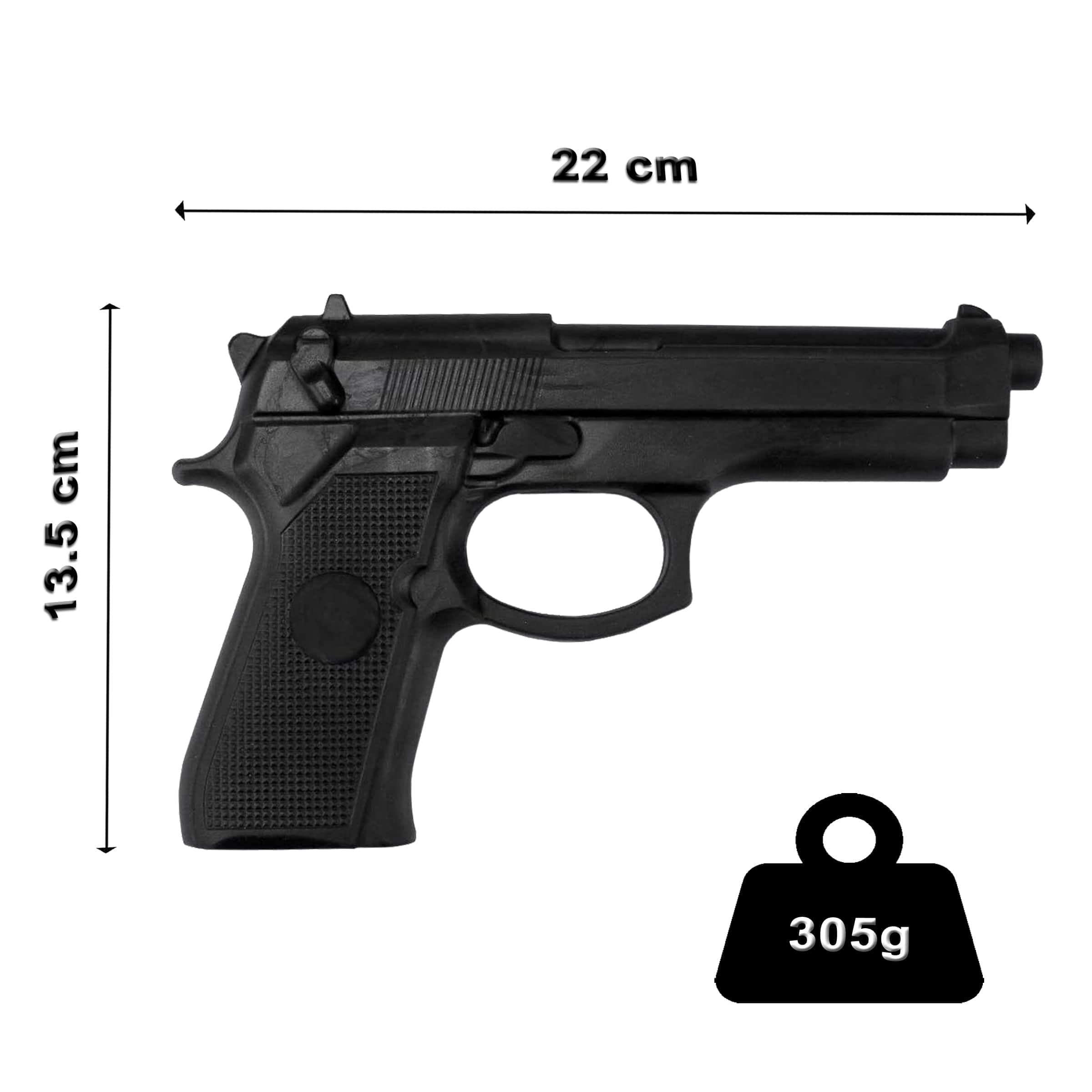 Pistola de goma para entrenamiento Systema Krav Maga Hapkido Close Combat