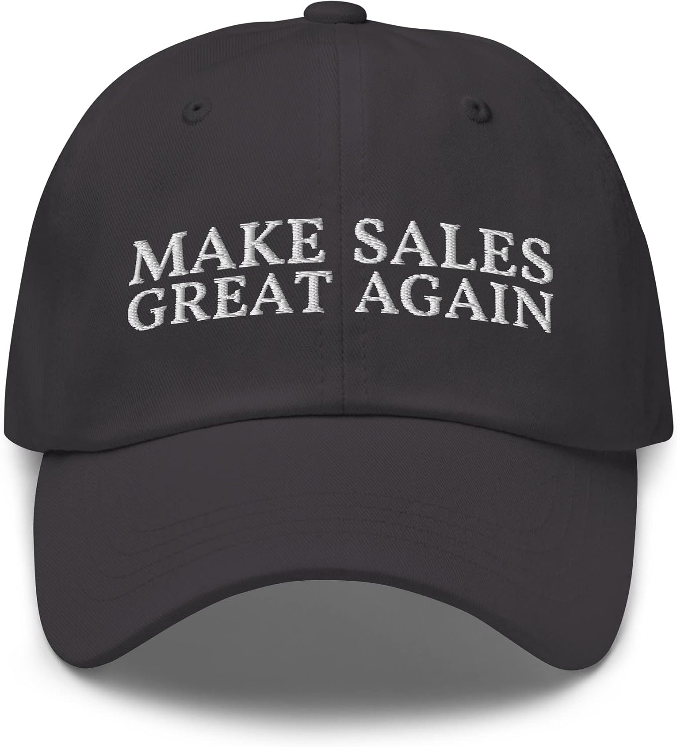 Make Sales Great Again Dad Hat - Funny Salesperson Embroidered Cap - Gift for Salesman, Saleswoman image 5