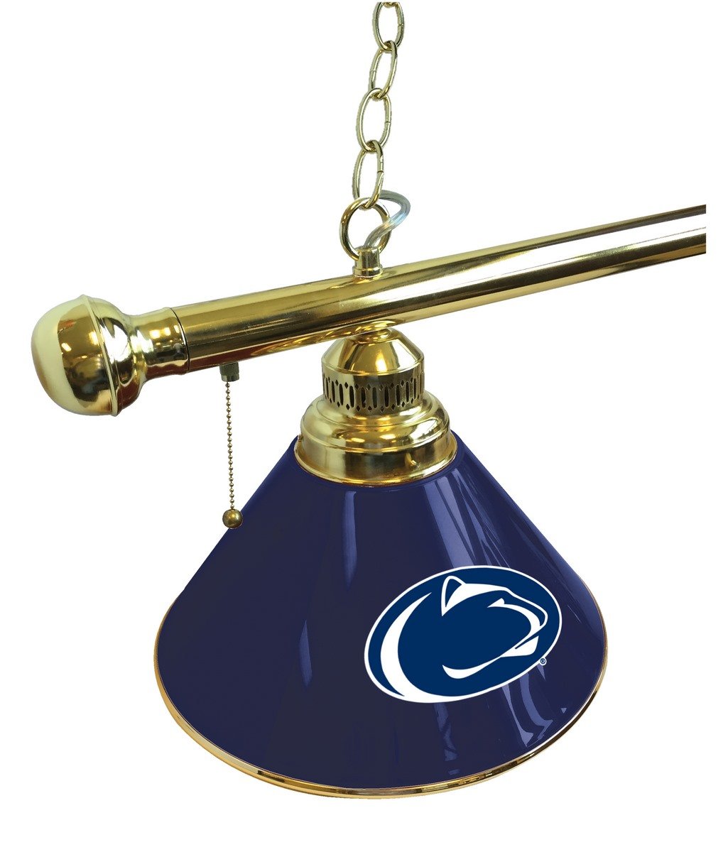 Holland Bar Stool Co. Penn State 3 Shade Billiard Light with Brass Fixture by The