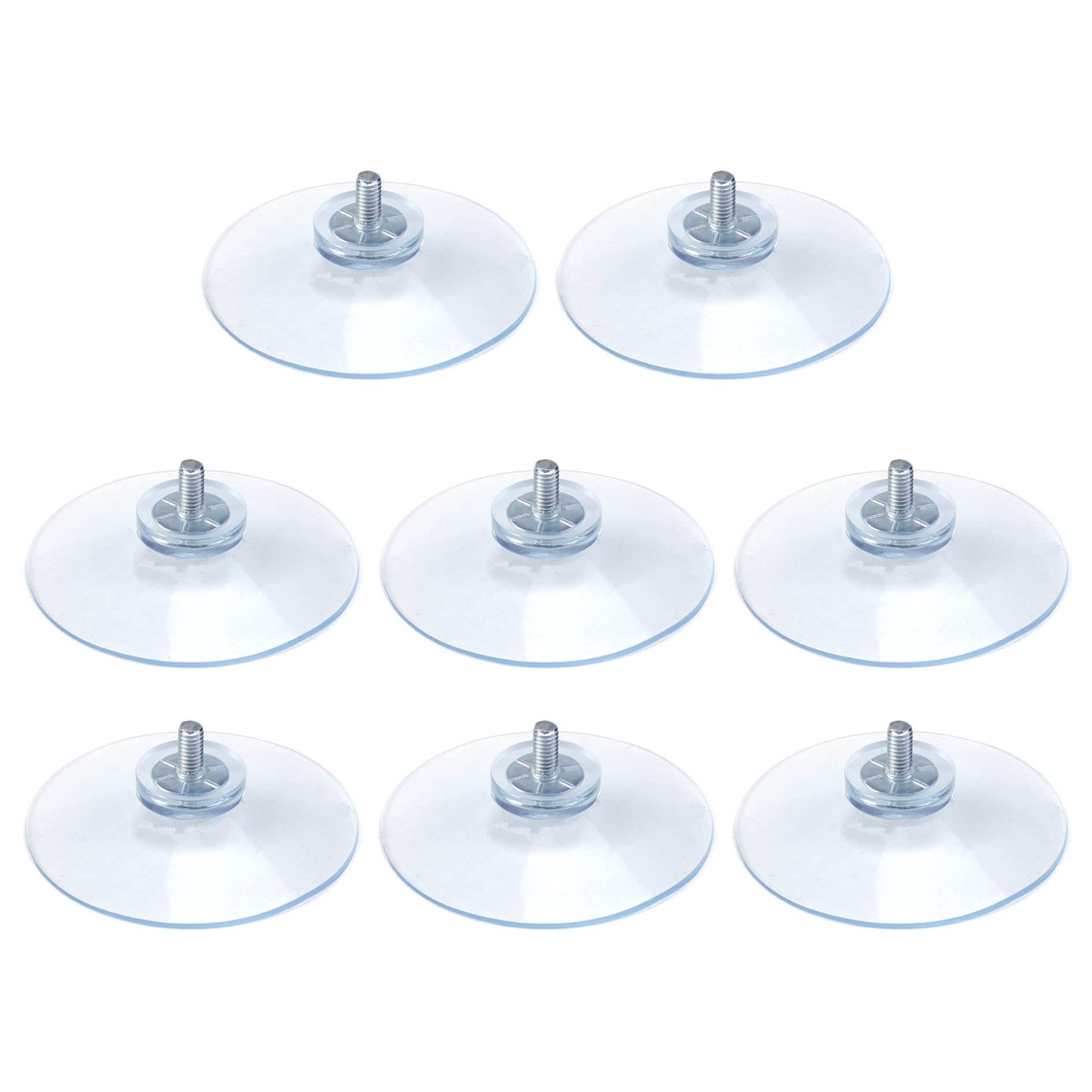 Faotup 8PCS Transparent M4 Suction Cup Feet with Nut