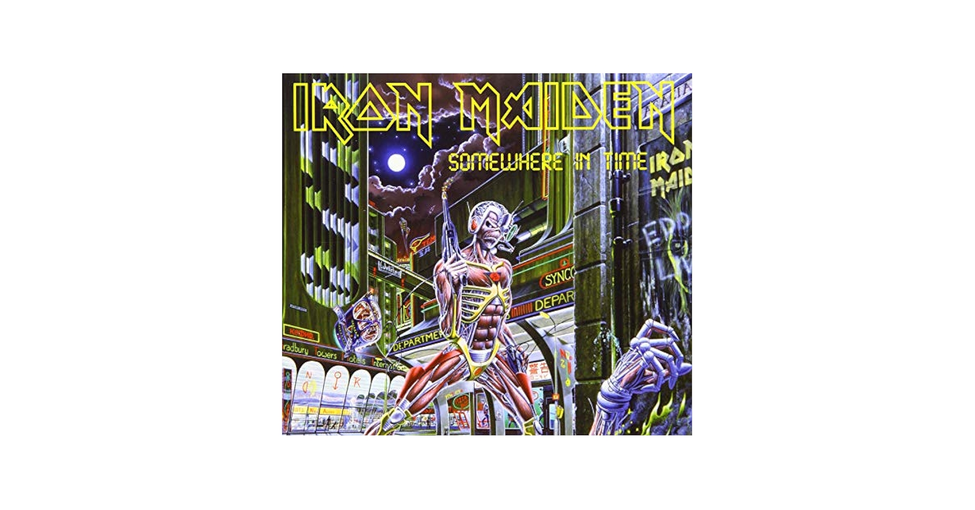枝豆　LP　アイアン・メイデン　SOMEWHERE IN TIME Amazon.com: Iron Maiden - Somewhere In Time Exclusive