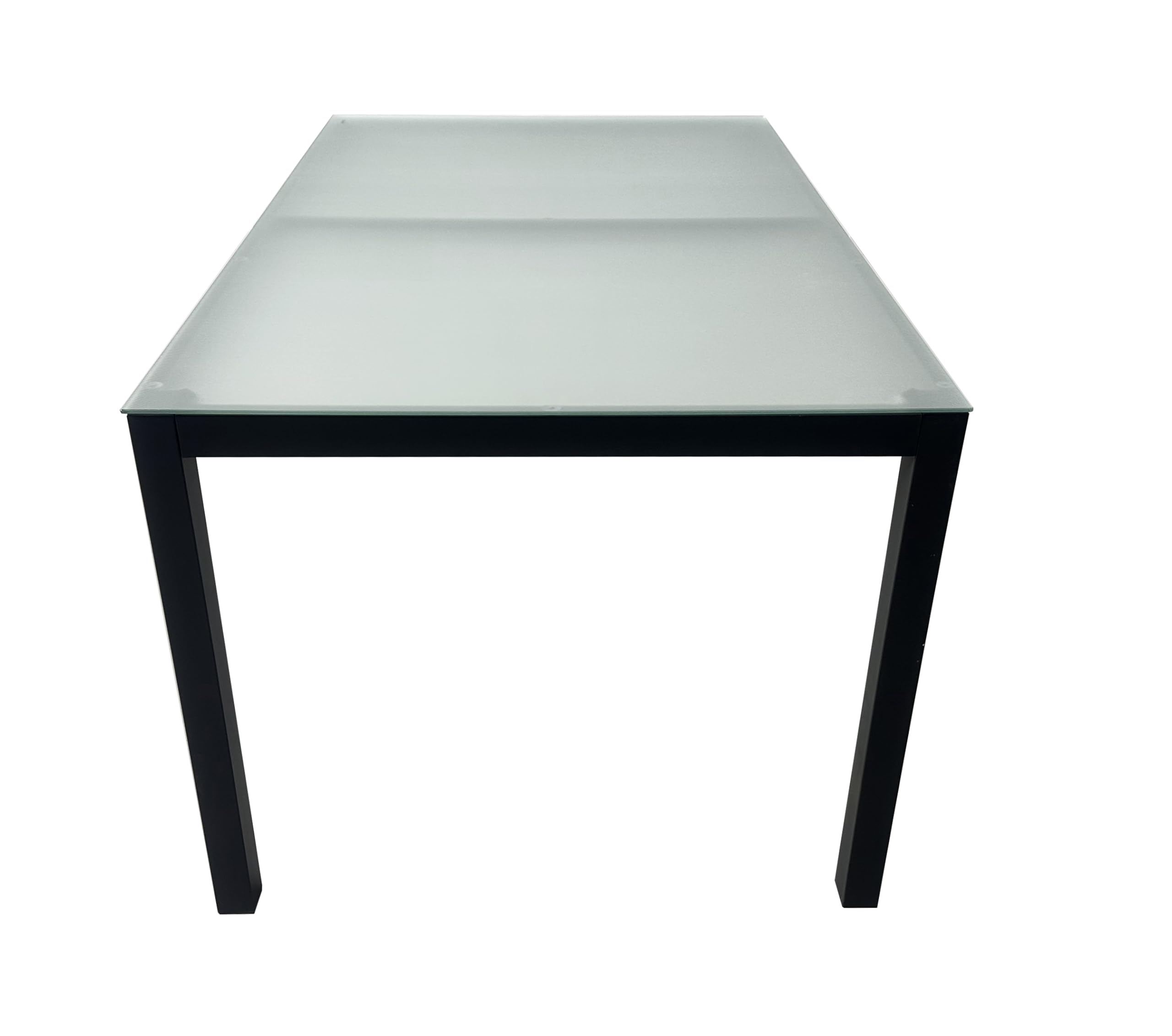 MOMMA HOME Mesa Jardin Aluminio y Cristal TempladoMesa Comedor Rectangular de Exterior 6 Personas Aire Libre Medidas 150x90x74 cm (Gray)