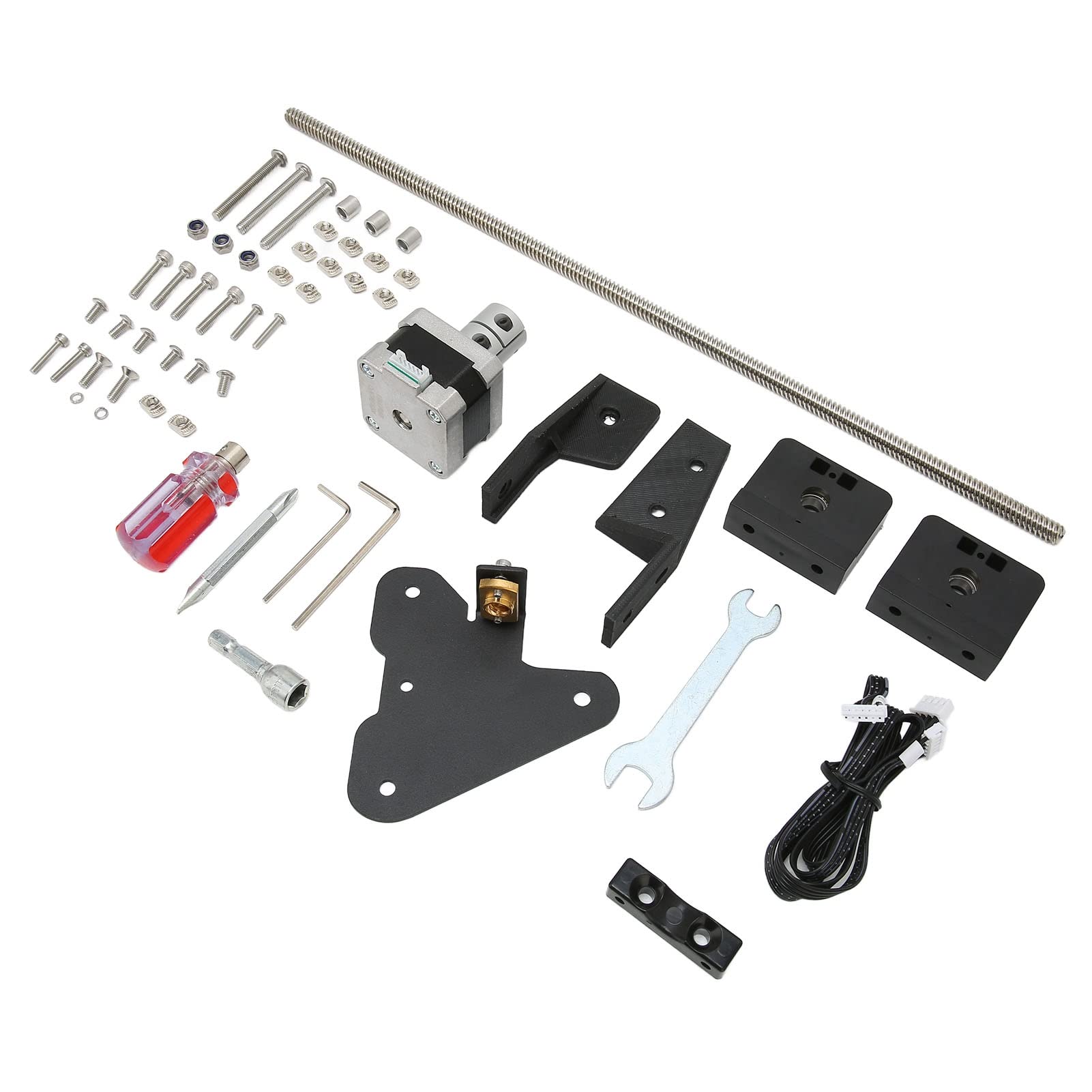 Fyearfly Dual Z-Achsen-Upgrade-Kit für 3D-Druckgeräte mit Bleispindel und 42-Schrittmotor, verbessert Stabilität und Präzision, kompatibel mit Ender 3, Pro, V2 Serie