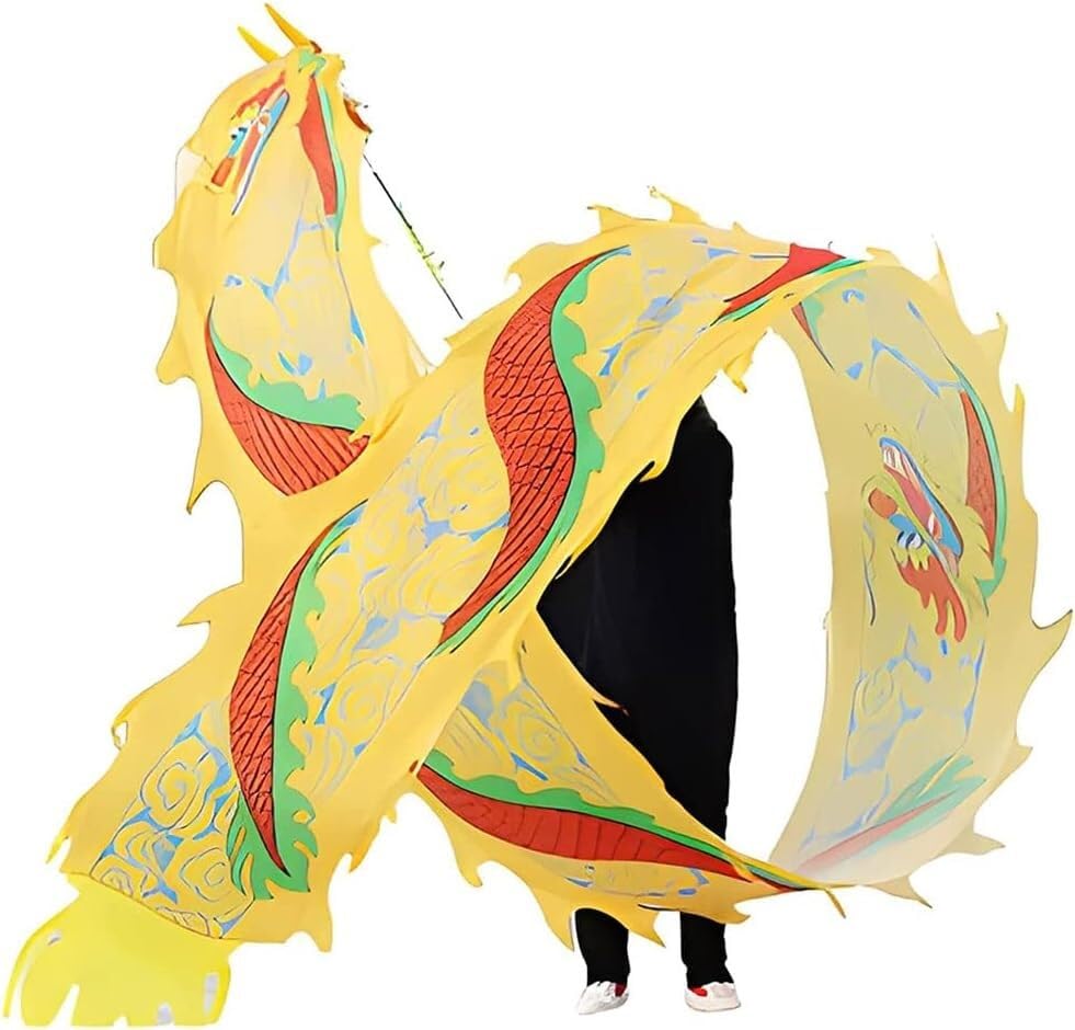 TFG - Ttfd Ribbon Float Dancing Dragon Fitness, Outdoor Lawn Patio Beach Exercise Float Exercise Ribbon Float(C,6m/19.7ft)