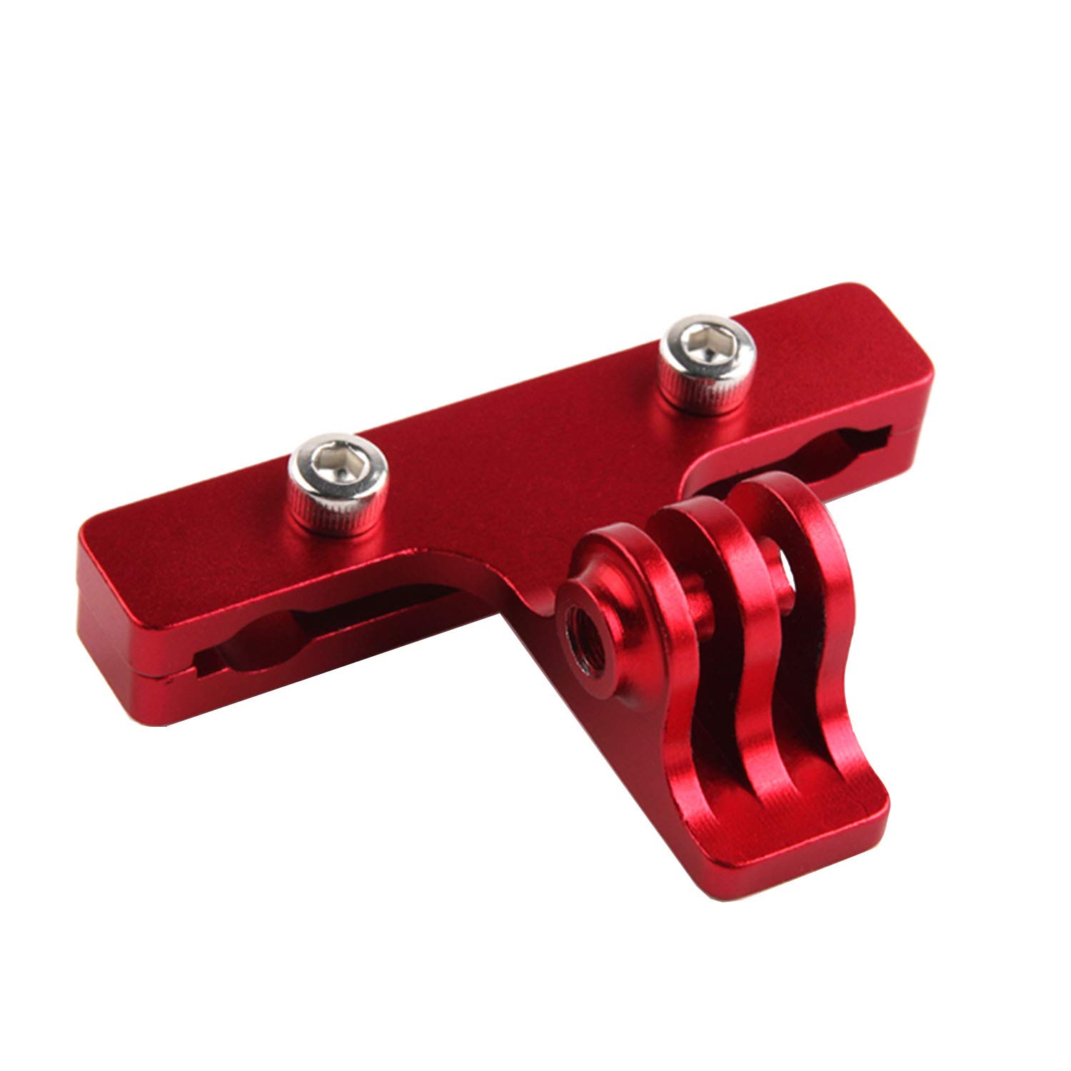 Aluminum Alloy Saddle Rail Bike Seat Action Camera Mount with 2 Screws, Wrench Compatible with GoPro Hero 13 12 11 10 9 8 7 6 Session, Xiaomi Yi, Sjcam and Other Action Cameras