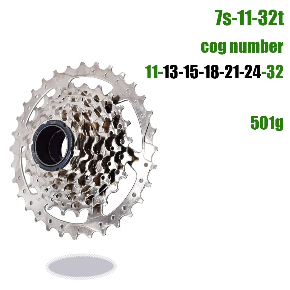 Amazon | 自転車 7スピード フリーホイール 11-32T スプロケット E
