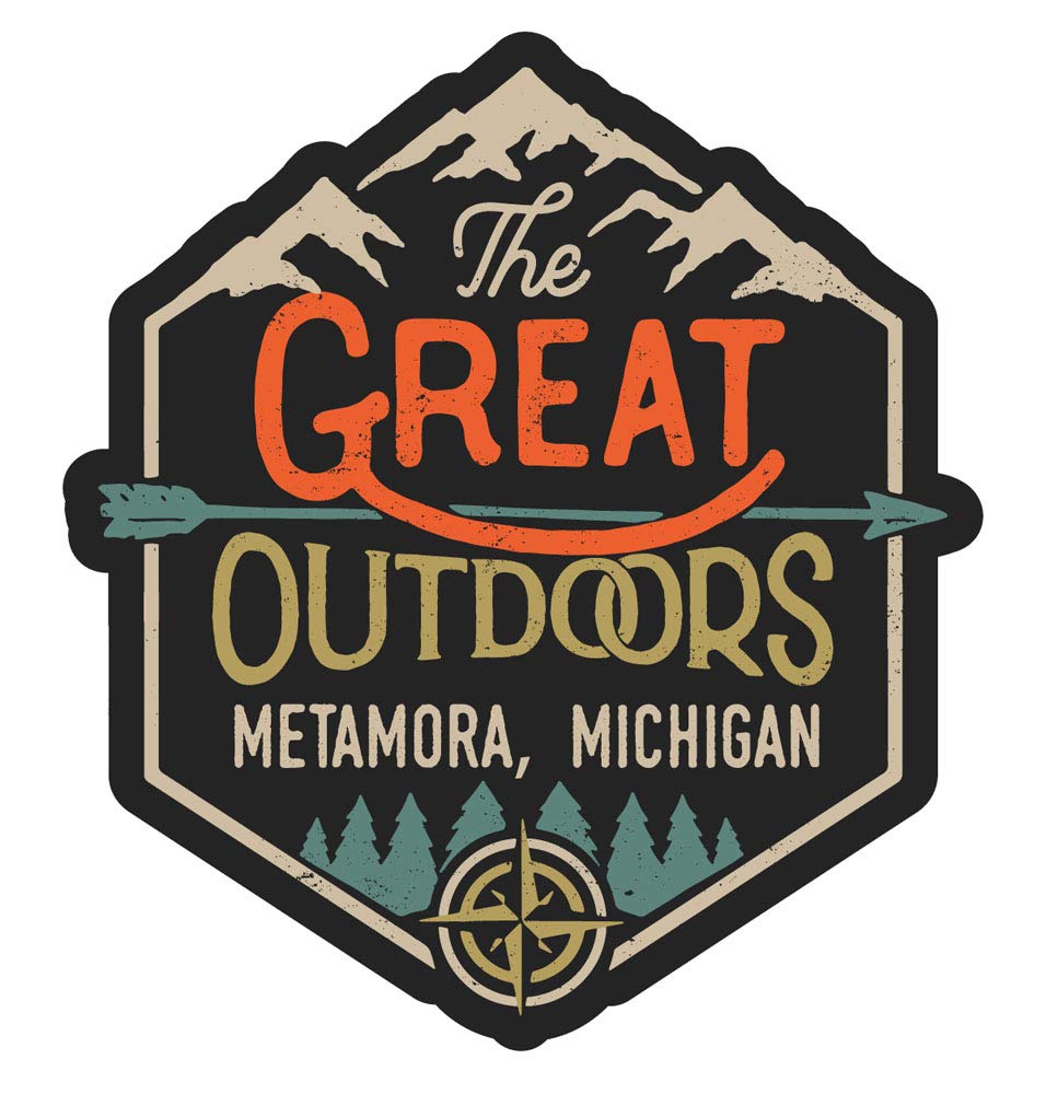 Metamora Michigan The Great Outdoors Design 2-Inch Fridge Magnet