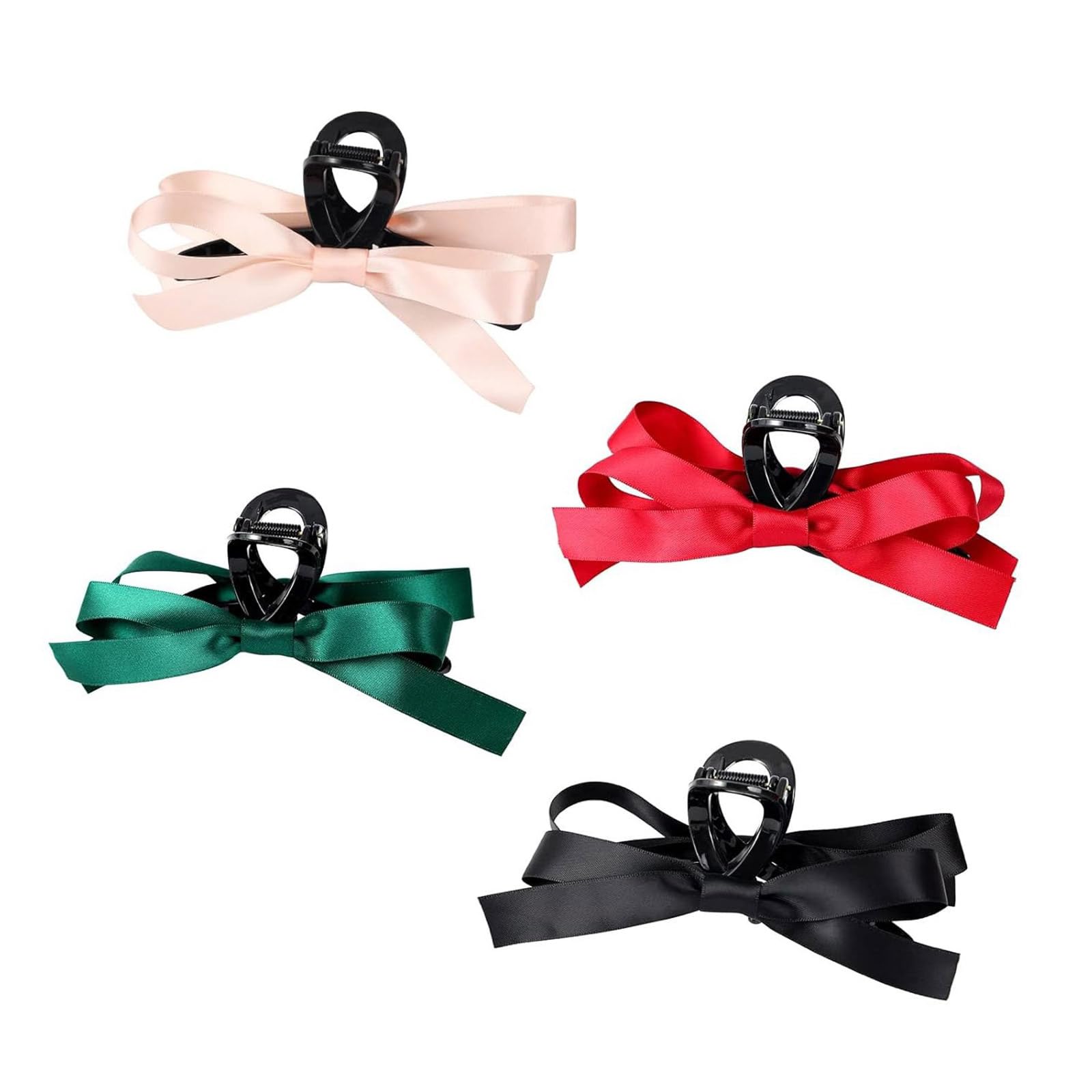 Tsophreniq Hair Bow Ties Hair Clips Satins Butterfly Bow Hairpin Girl Accessories for Ladies Bowknot Hairpins Accessories for Kids Parties