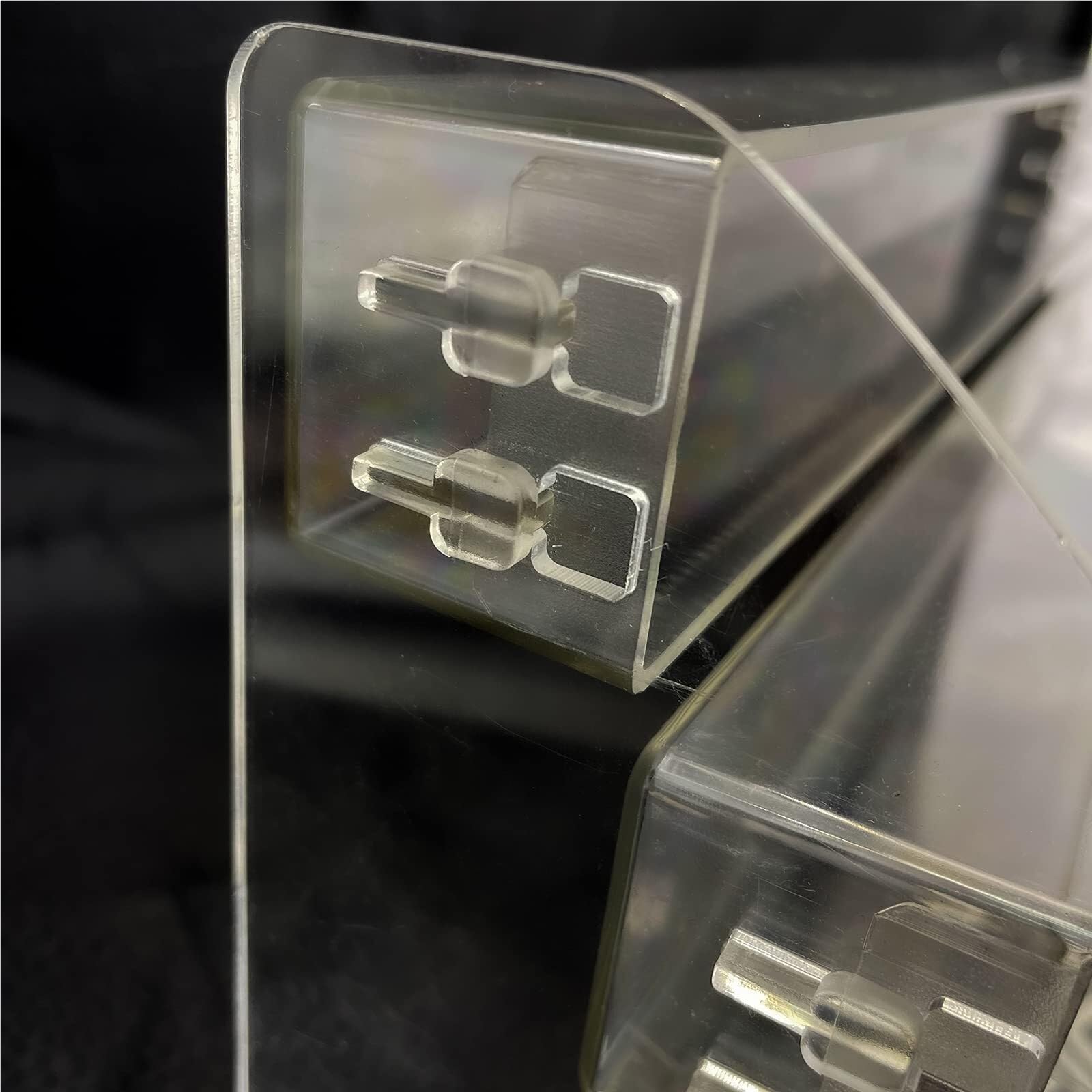 Porta Occhiali Portaocchiali Espositore for Occhiali da Sole in Plastica Trasparente, da Tavolo Espositore Occhiali(12x8.6x7.1 inch)