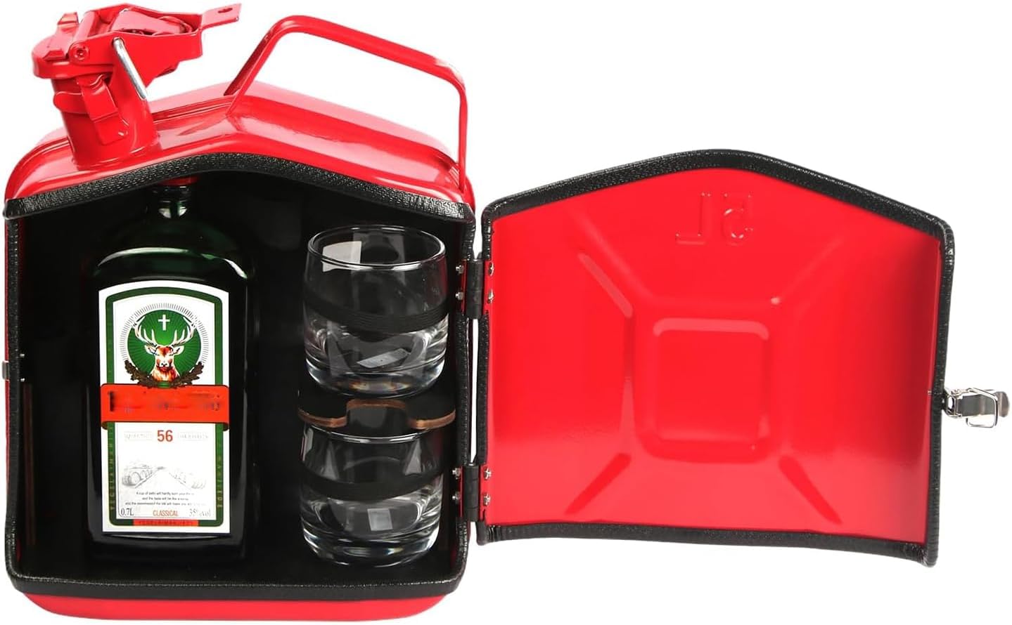 5L Jerry Can Mini Bar, Jerry Can Bar Counter, Mini Bar Cabinet, Handcrafted Pure Metal, Rational Interior Layout, Ideal Gift for Man Dad Husband Boyfriend Boss