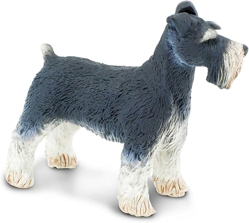 Miniatura 4 de Safari Ltd. Schnauzer - Figura detallada de plástico de 3 pulgadas, divertido juguete educativo para niños, niñas y niños a partir de 3 años