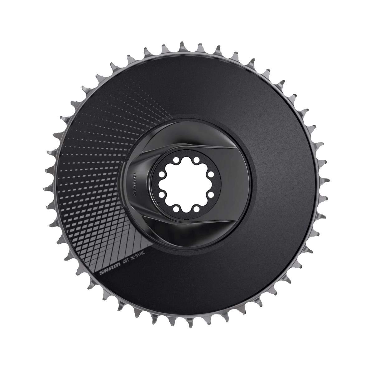 SRAM Route DM X-​Sync Aero Chainring Unisex-​Adult, Explosion Noir, 50t