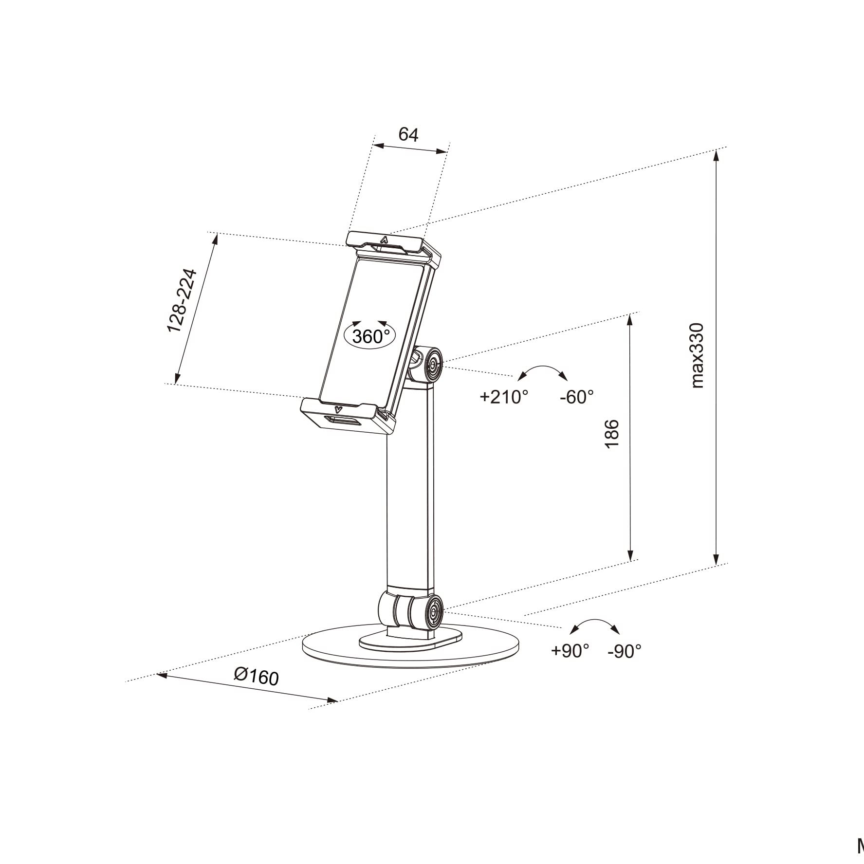 Neomounts by Newstar Soportes para Monitor Marca Modelo Soporte Pared INCLINABLE Pant 43-98