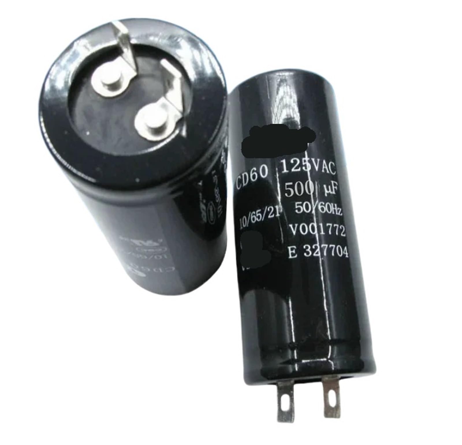 LEOTNNDQ 1PCS CD60 110V 125V 150UF 200UF 300UF 400UF 500UF capacitor(125VAC 200UF 34X80MM)