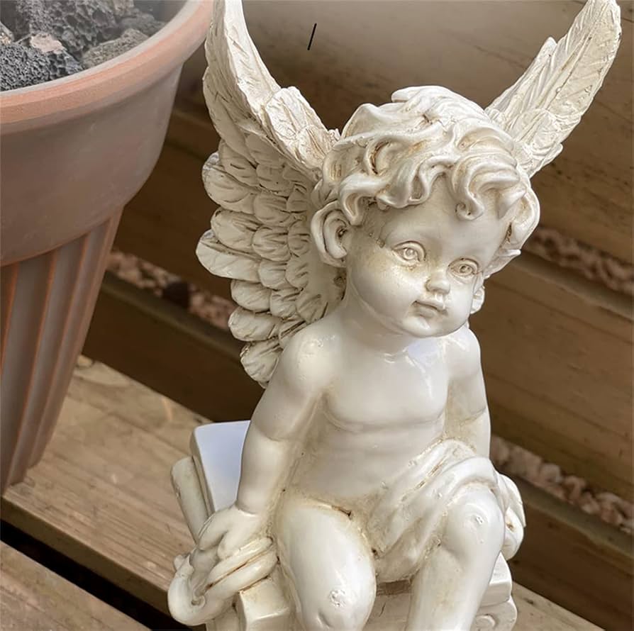 天使の恋人の置物 Amazon.co.jp: Fmtop-JP 置物 ガーデンオーナメント 天使 レトロ