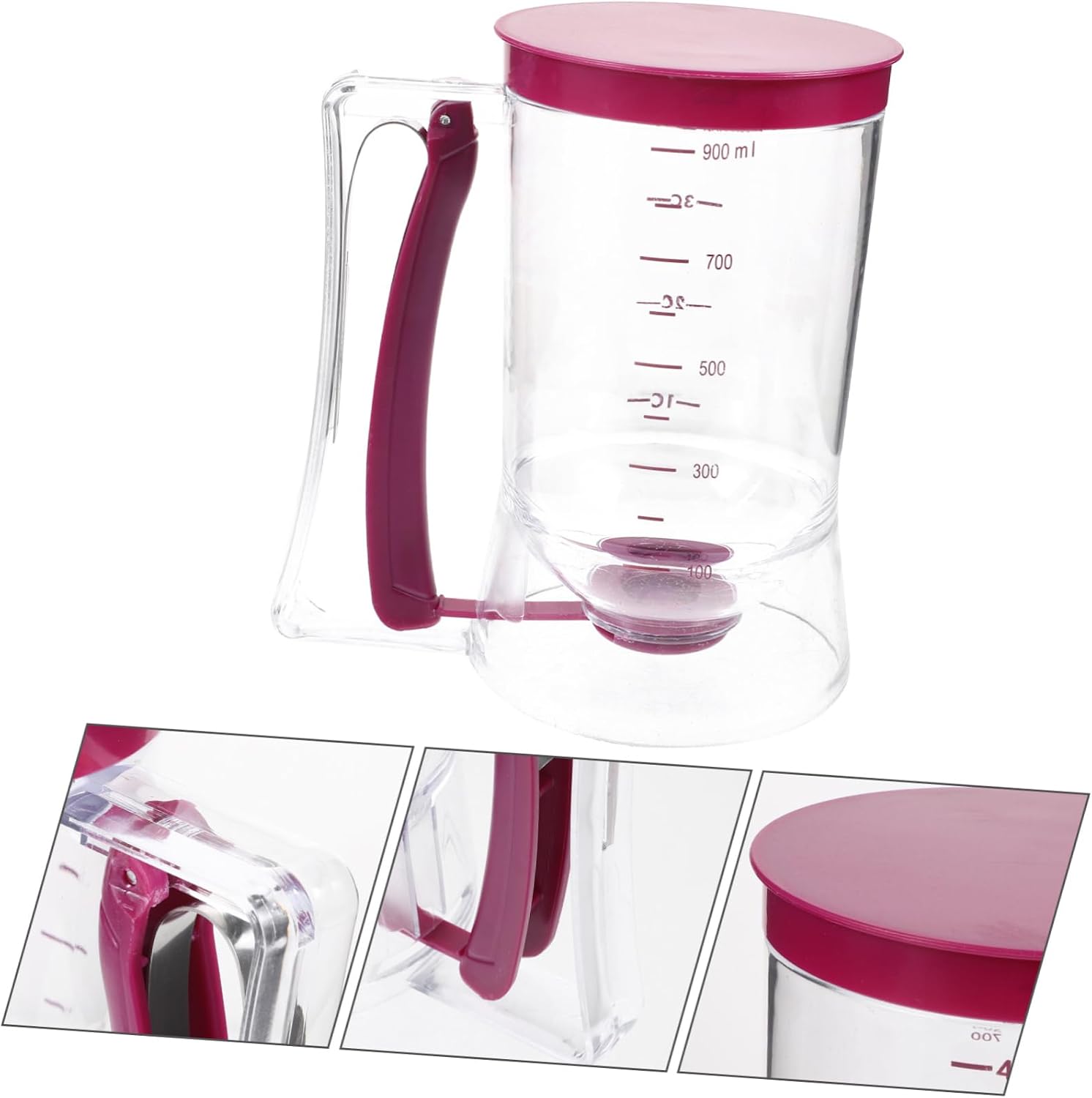 Pancake Batter Dispenser Leakproof Easy to Use for Cupcakes Waffles Muffins Baked Goods