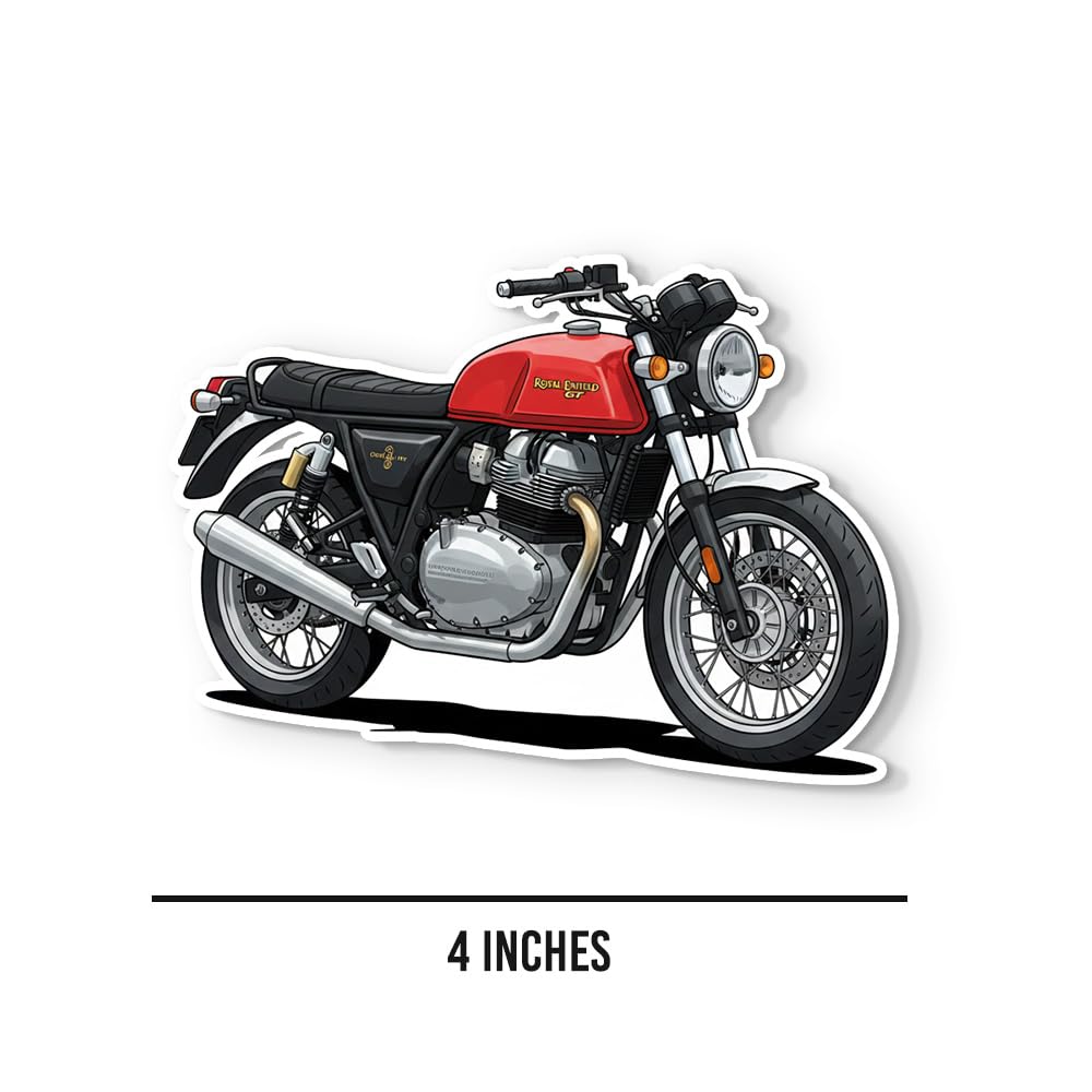 inultimate Bike RE Continental GT 650 Fridge Magnet | Wooden Laminated Print Fridge Magnet for Home