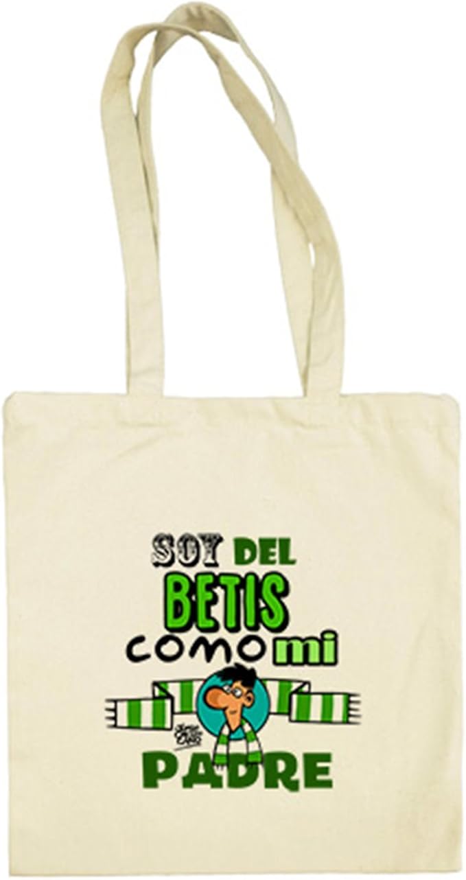 Diver Bebé Bolsa de tela frase soy del betis como mi padre ilustrado por  Jorge Crespo Cano - Beige, 38 x 42 cm : Amazon.es: Hogar y cocina