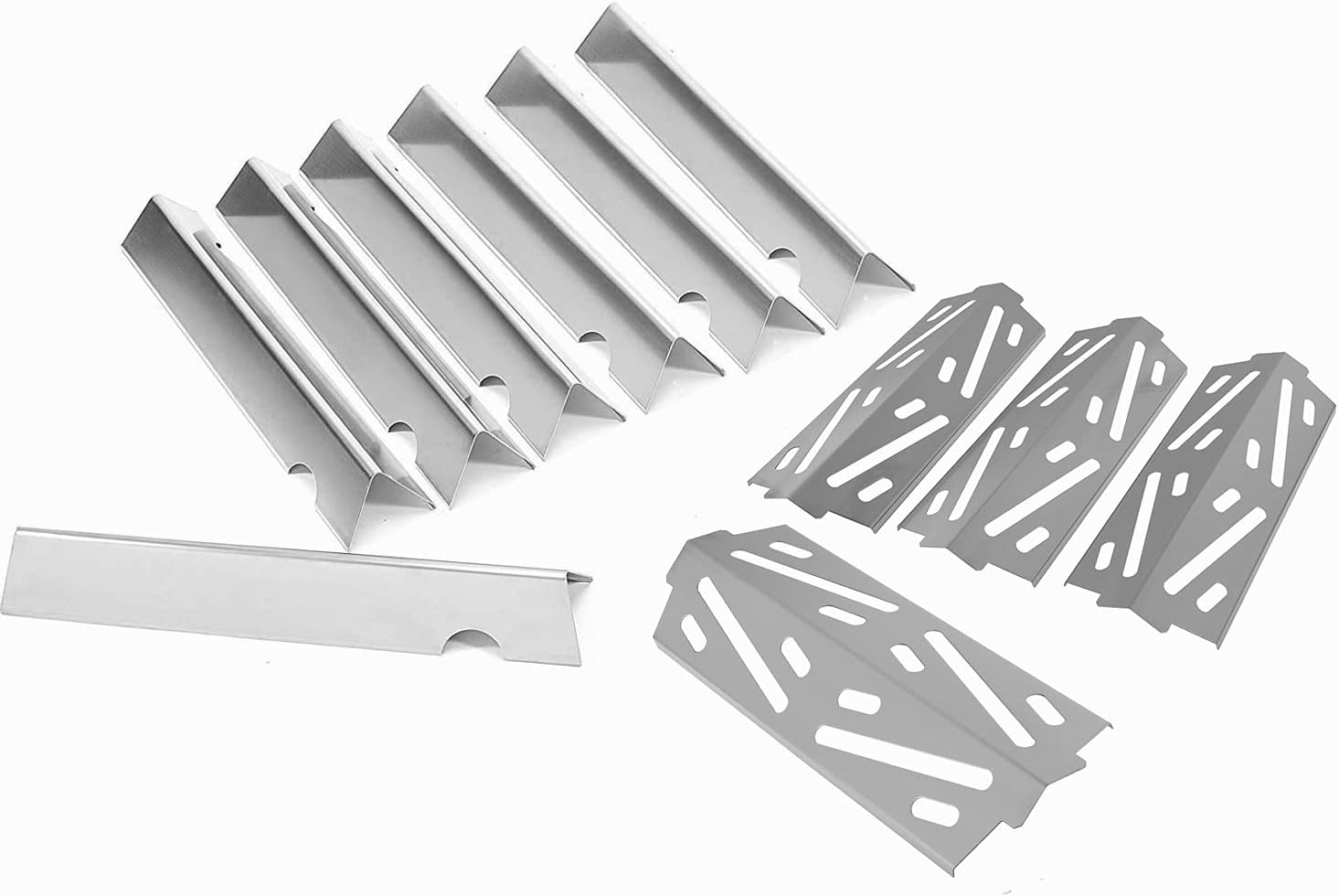 BBQ-PLUSStainless Steel Flavorizer Bars and Heat Deflector Grill Parts Replacement for Weber