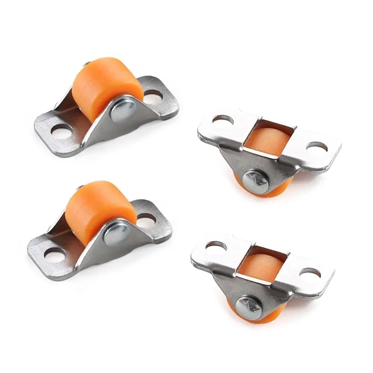 4Pcs Furniture Casters Practical Straight Wheel Storage Box Tray Caster Durable Furniture Universal Wheel Hardware(2)