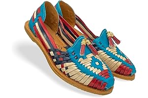 Amantoli Women's Huatulco Model Huaraches Sandals: Mexican Artisan Leather Hipster Closed Toe...