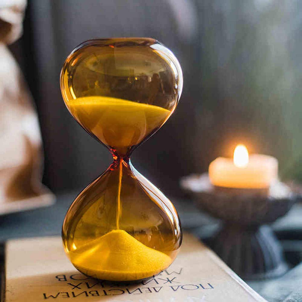Hourglass timer,Borosilicate glass handmade hourglass,Creative Sandglass Timer Clock,for office home Desktop decoration