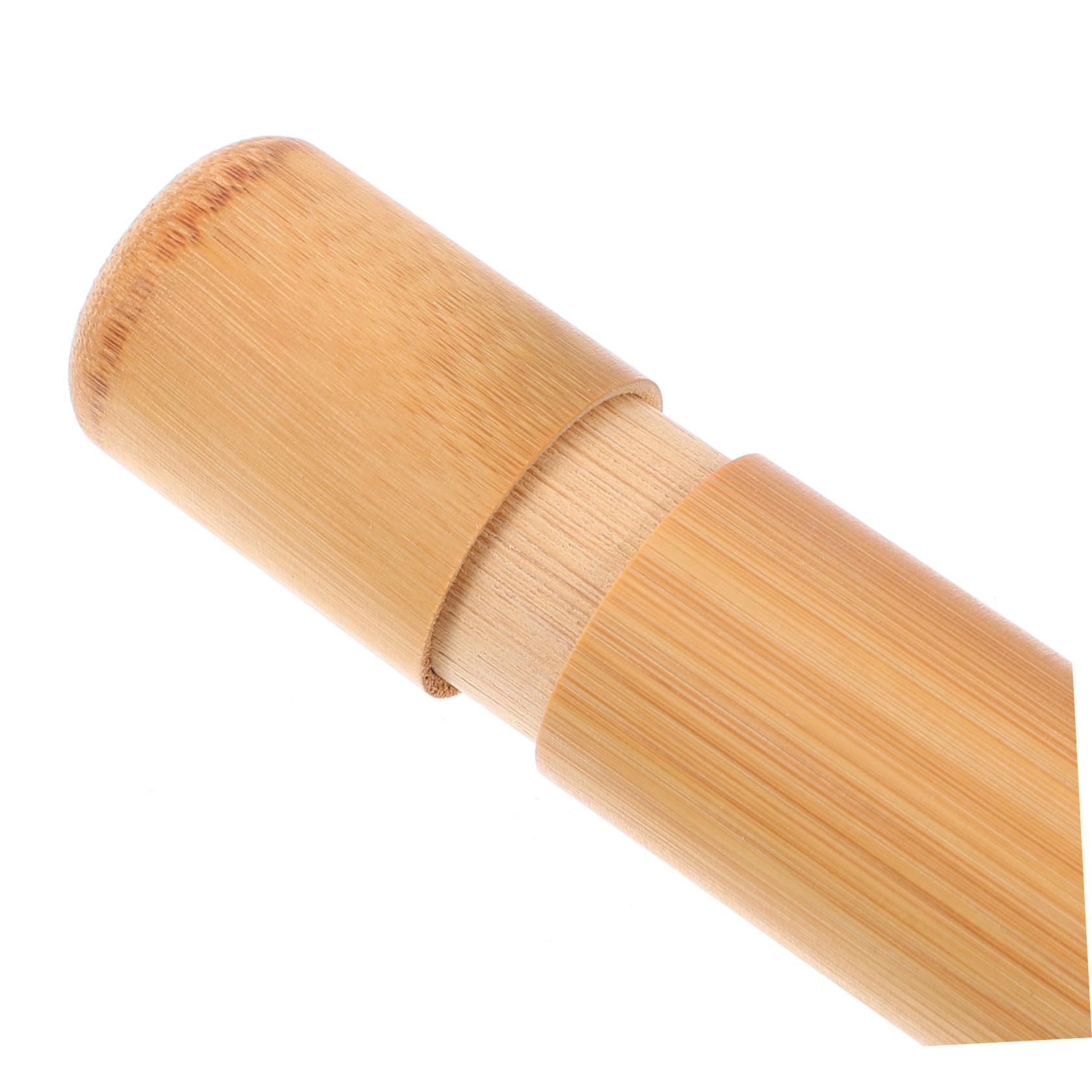 FRCOLOR Spazzolino Denti in Bambù Spazzolini Viaggio Custodia in Bambù Impugnatura Ergonomica