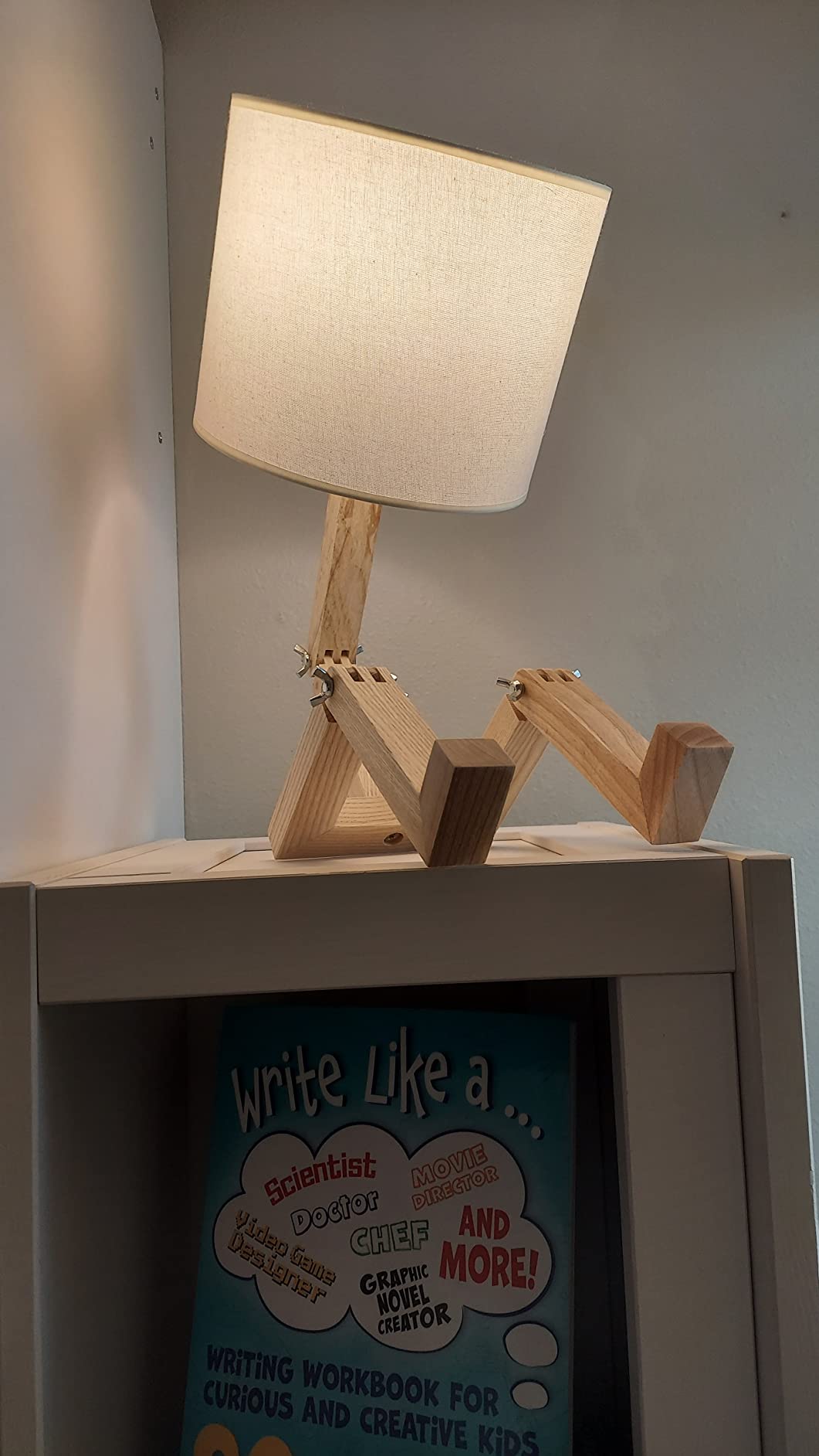 8/mo Finance HAITRAL Cute Desk Lamp Creative Table Lamp With Wood