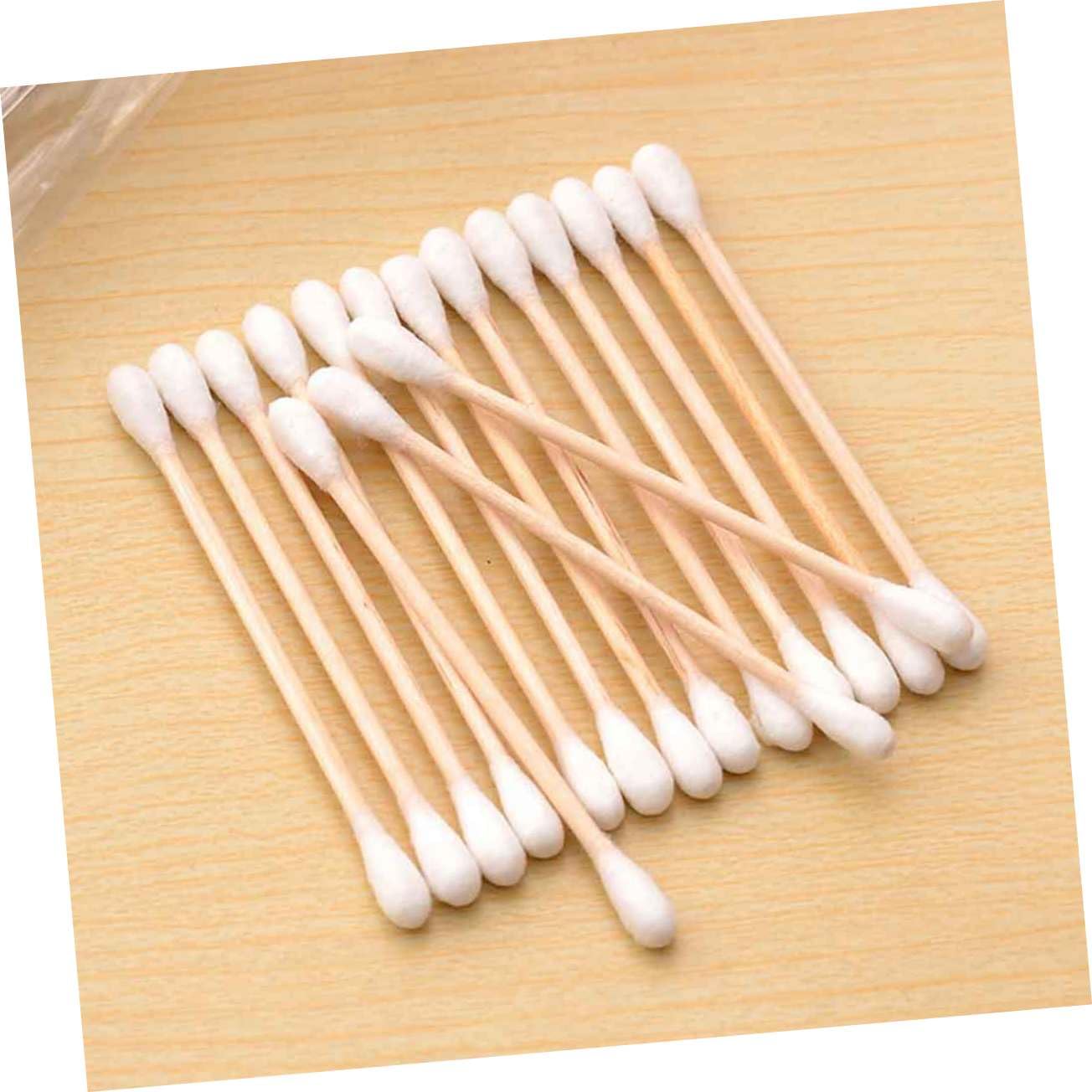 VALICLUD 300pcs Cotton Swab Stick Cotton Swabs Double Head Makeup Remover Face Rounds for Home
