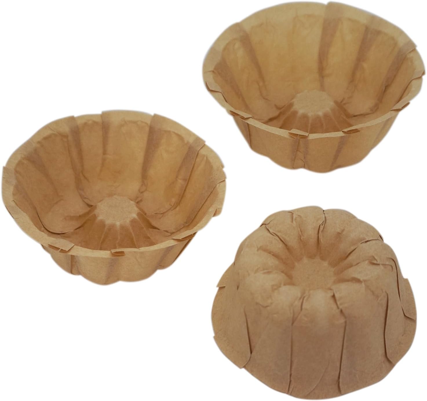 50 Pieces Paper Mini Bundt Cake Pans