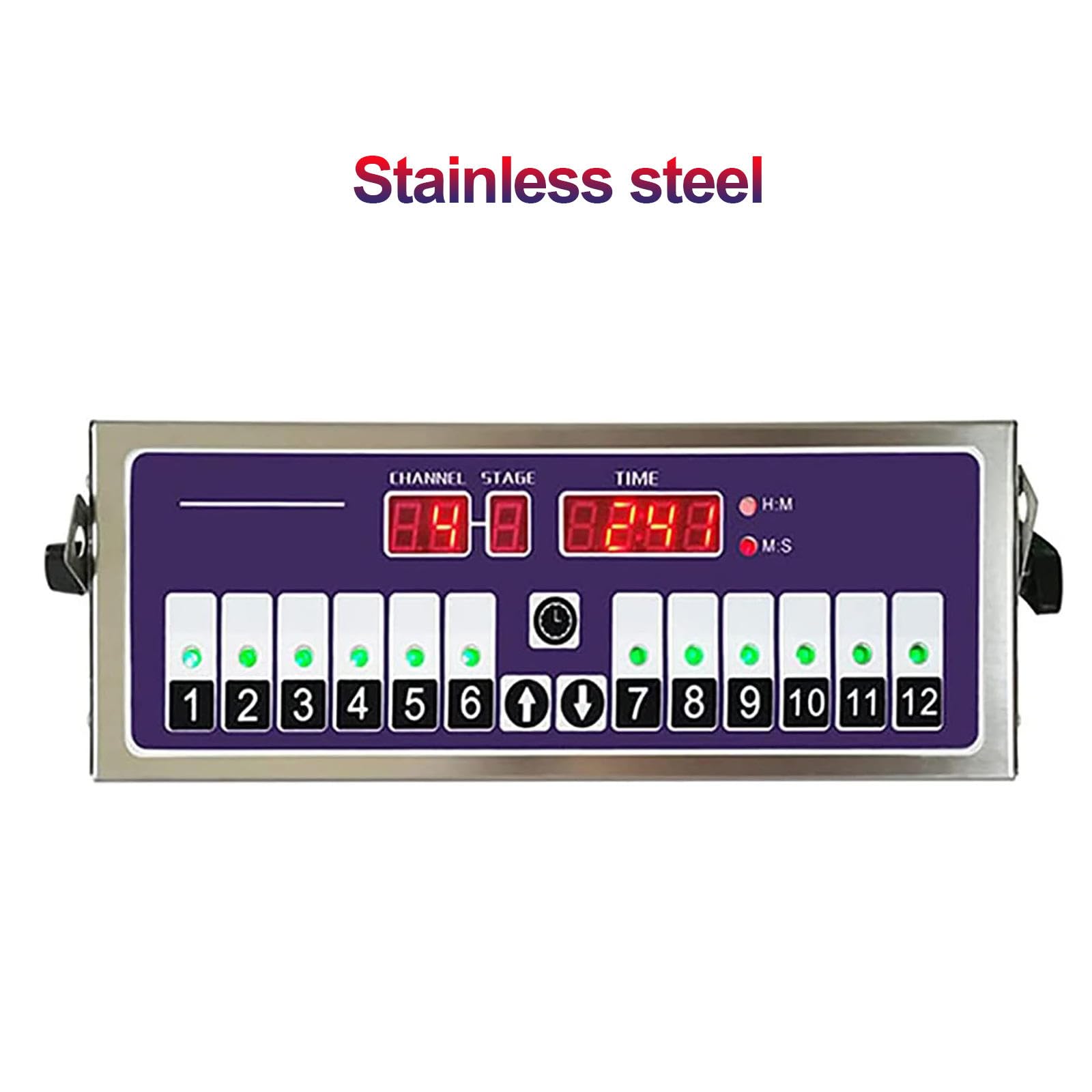 Temporizador digital de cocina de 12 canales con alarma fuerte, ideal para restaurantes y bares