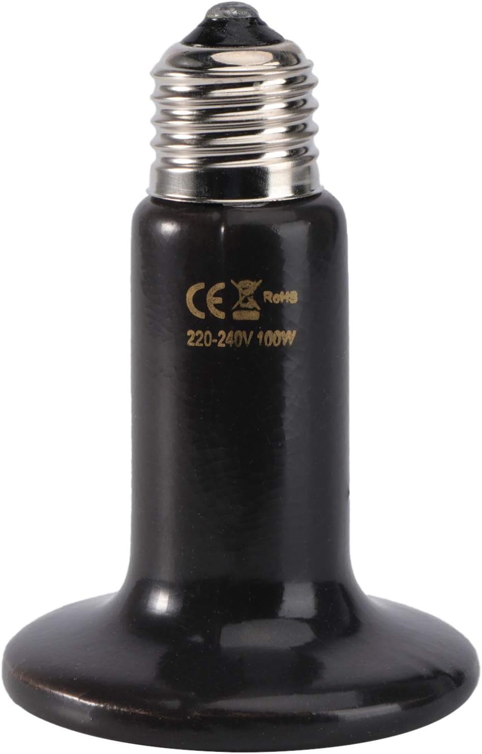 150W 110V Ceramic Heat Emitter Brooder Bulb - Infrared Heat Lamp For Reptiles, Pet Coops, Chick Brooding & Plant Growth