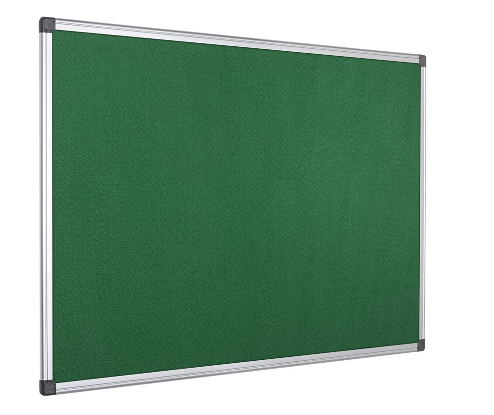 Bi-Office Maya Notice Board, Green Felt,