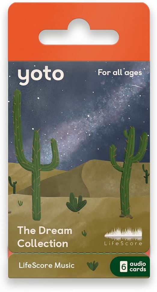 Yoto The Dream Collection by LifeScore – 6 Kids Musical Cards for Use with Player & Mini Audio Device, Educational Screen-Free Listening with Relaxing Naptime & Bedtime Music for Winding Down