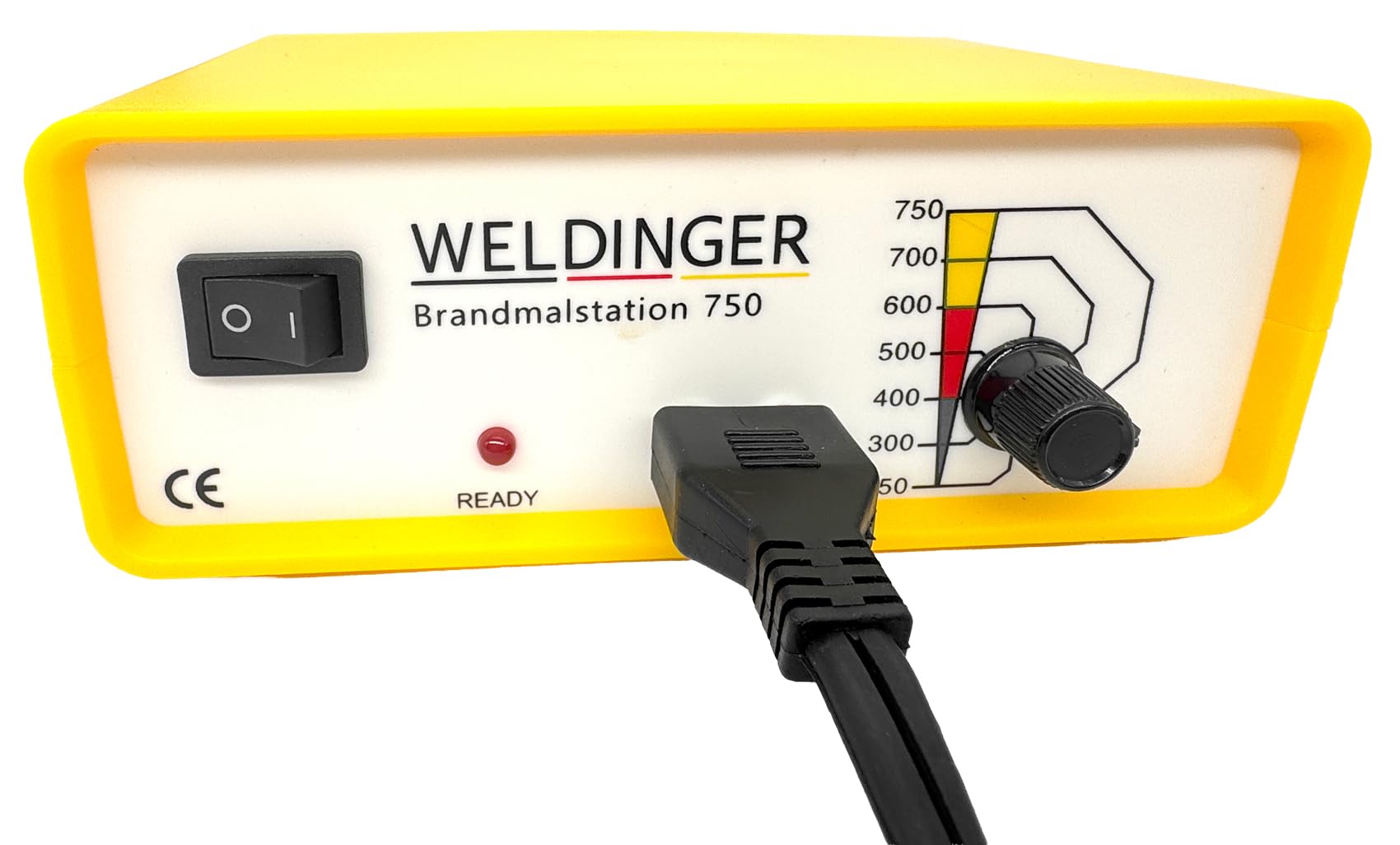 WELDINGER Brandmalstation BS 750 - regelbare Brennerstation - Brandmalgerät (40 W) 5 Jahre Garantie