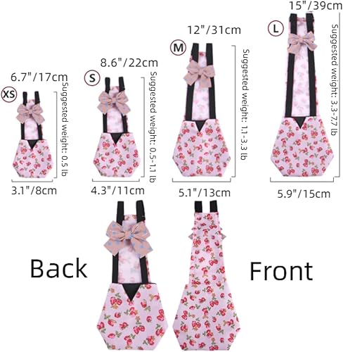 Miniatura 3 de MANON ROSA Pañales de pollo, gallinas bantam, juego de 6 piezas reutilizables con corbatín, pañales para aves de corral, lavables, impermeables,