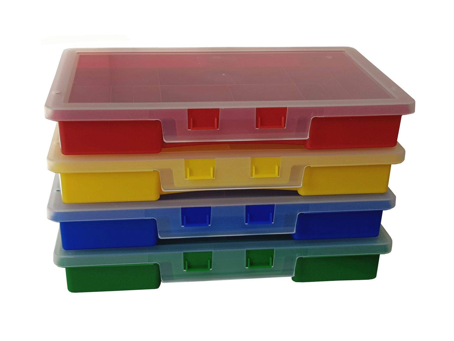 NETPROSHOP Sortimentskasten grün 6 Fächer 275x180x41mm